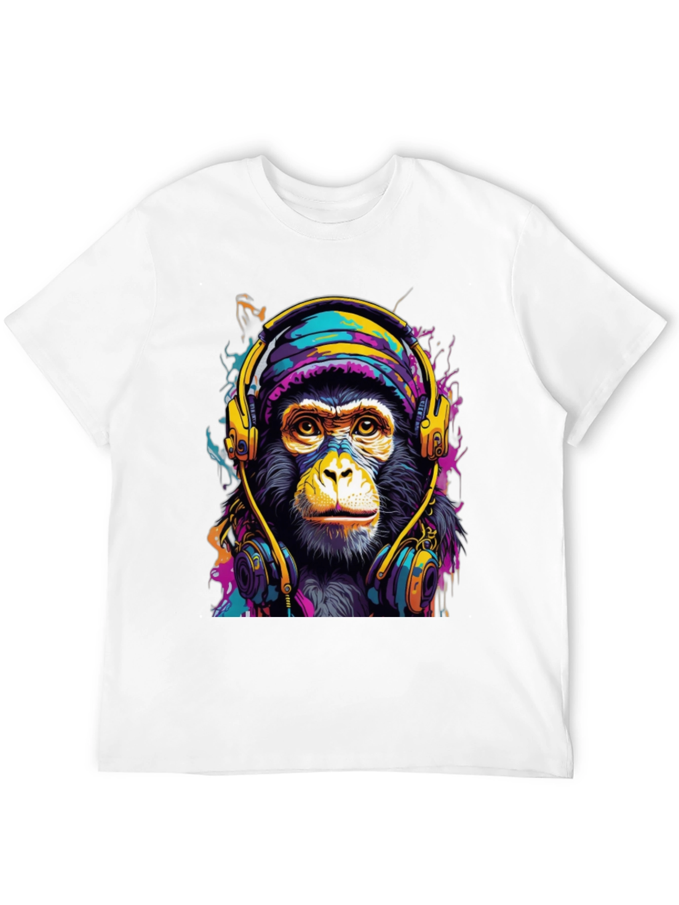 Black Monkey DJ Graphic Tee - Cool & Stylish view 12