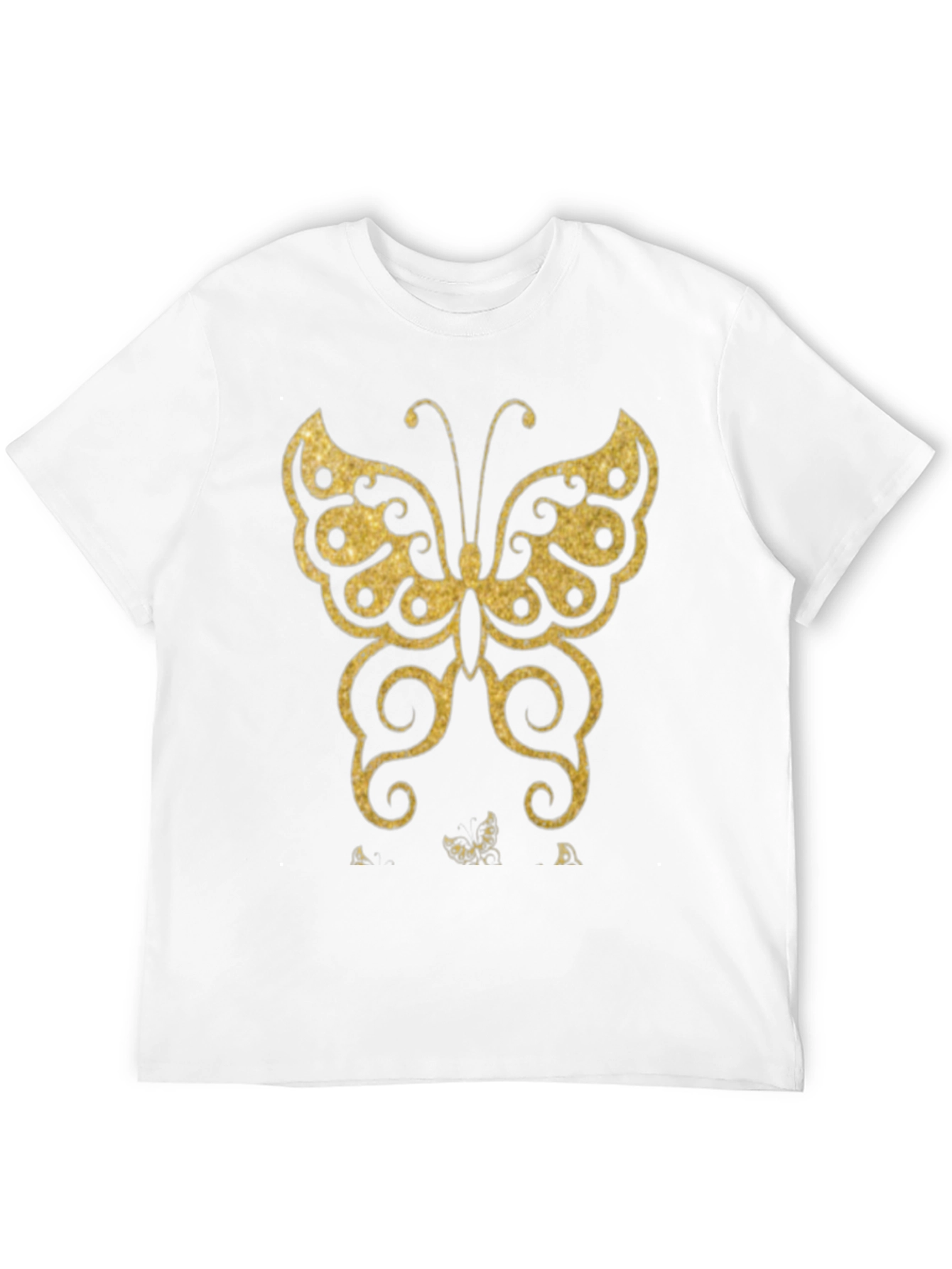 Black Butterfly Graphic Black T-Shirt view 12