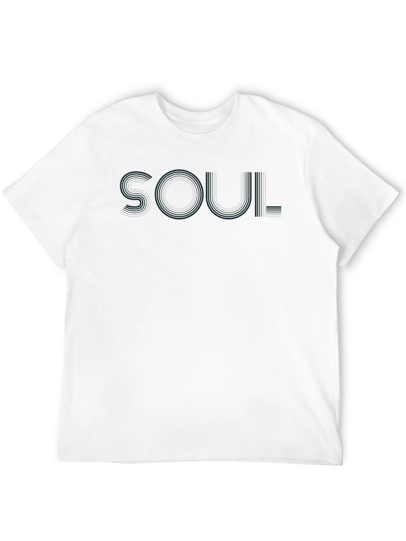 Black Men's Black SOUL Graphic Tee view 12
