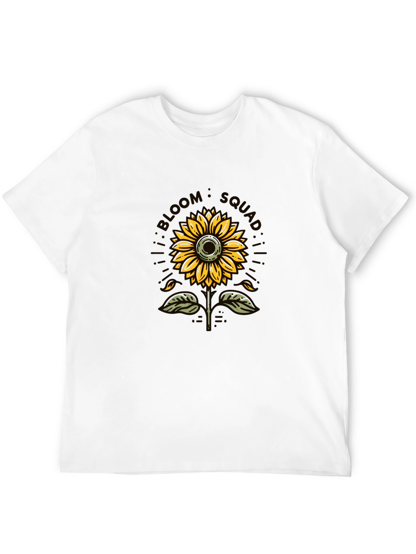 Black Bloom Squad Sunflower Graphic Tee view 12