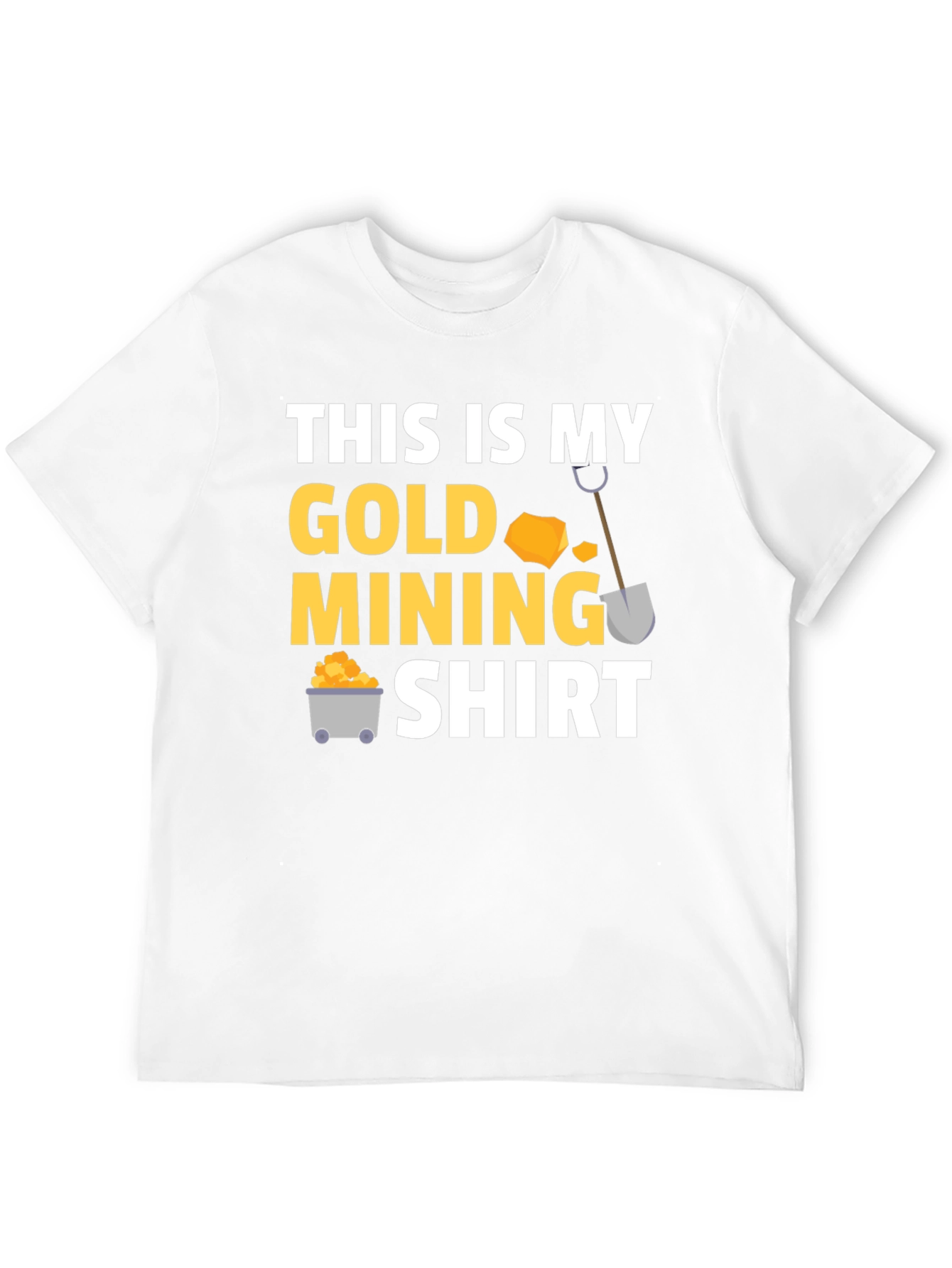 Black Gold Mining Shirt - Funny Mining T-Shirt view 12