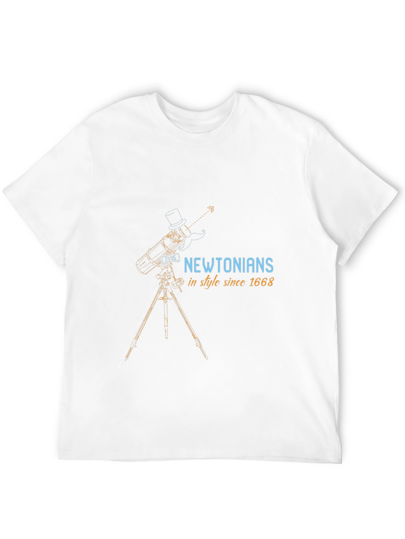 Black Newtonians Style Tee - Since 1668 - Black view 12