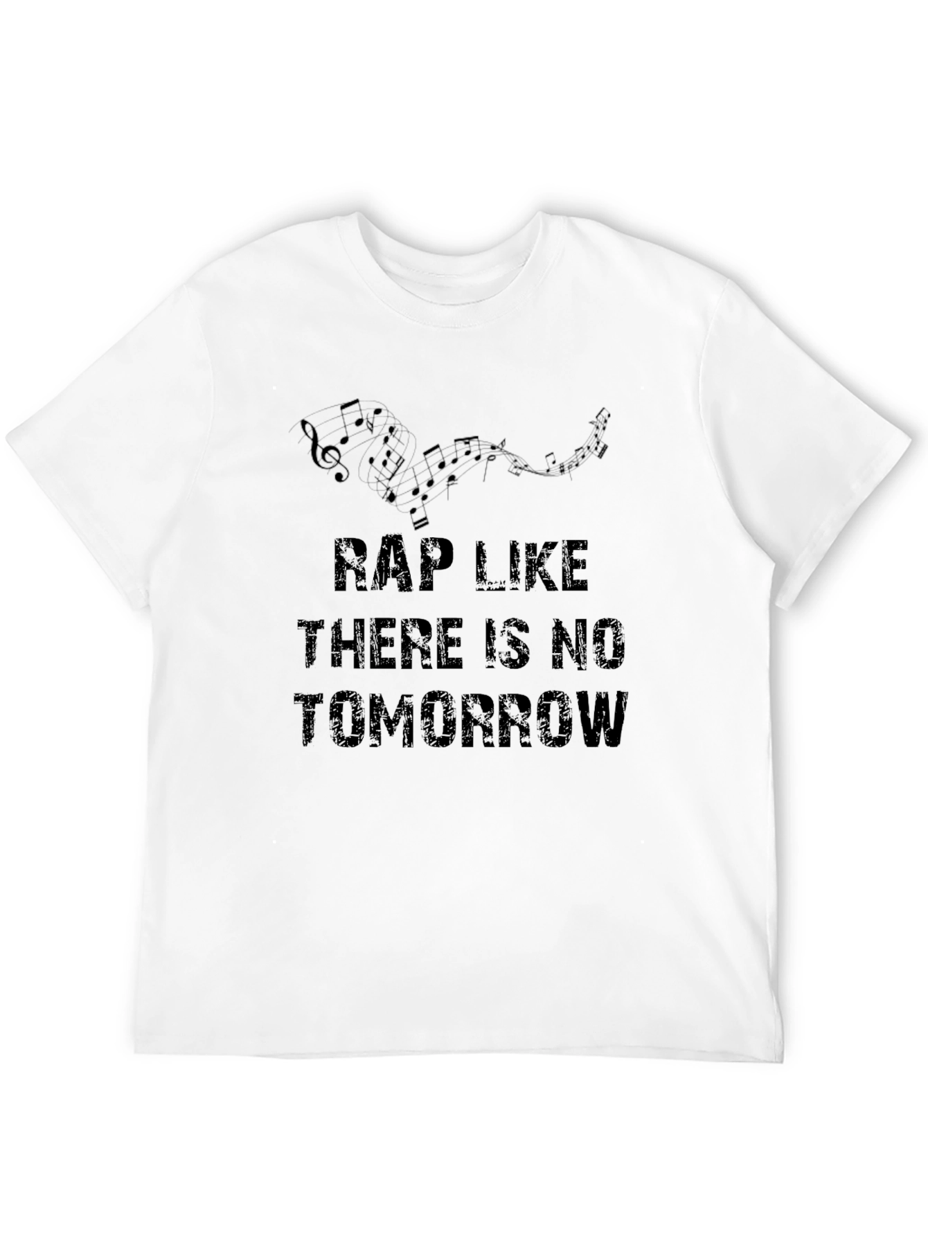 Black Rap Like There's No Tomorrow T-Shirt view 12