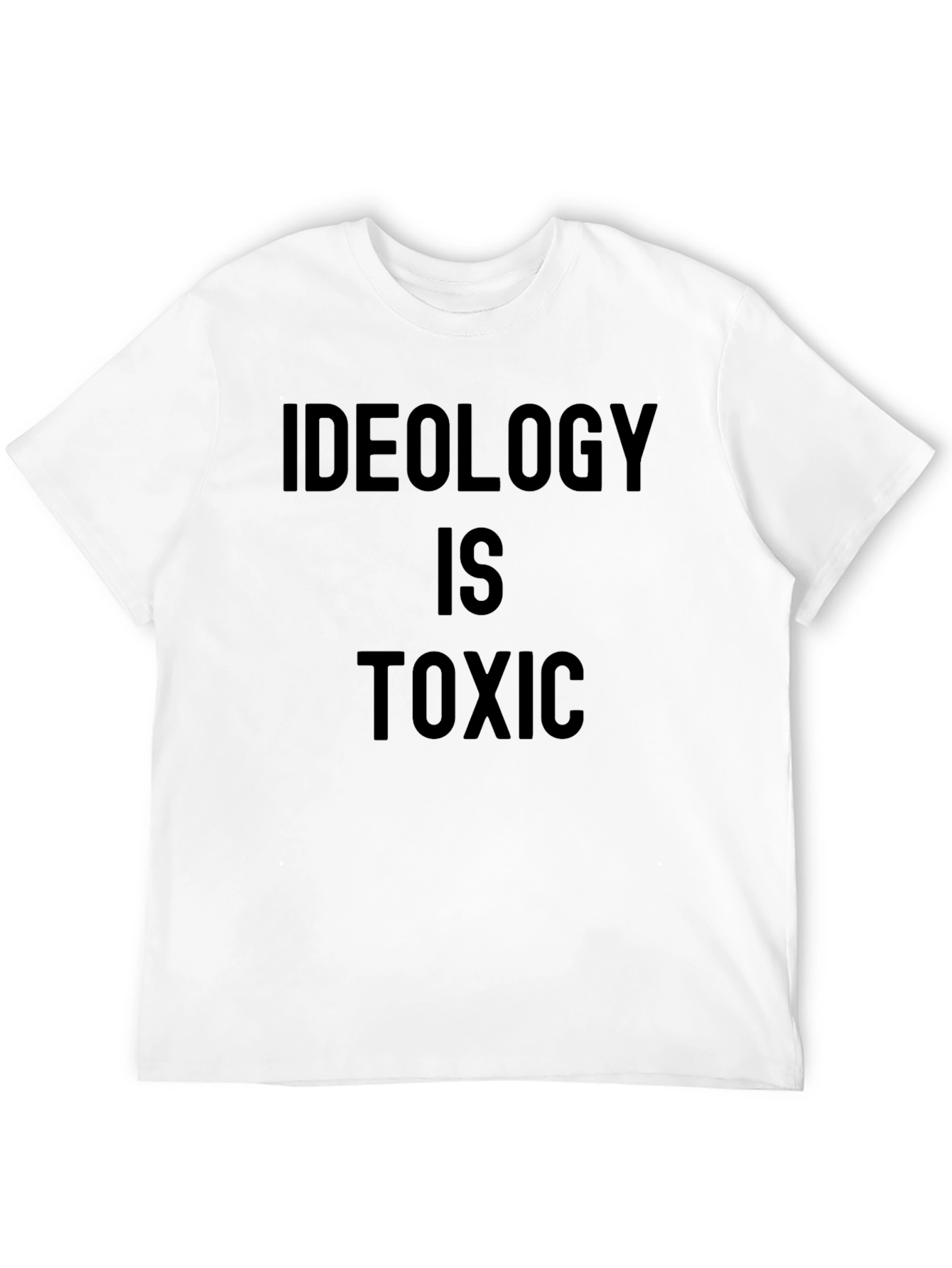 Black Ideology is Toxic Graphic T-Shirt view 12
