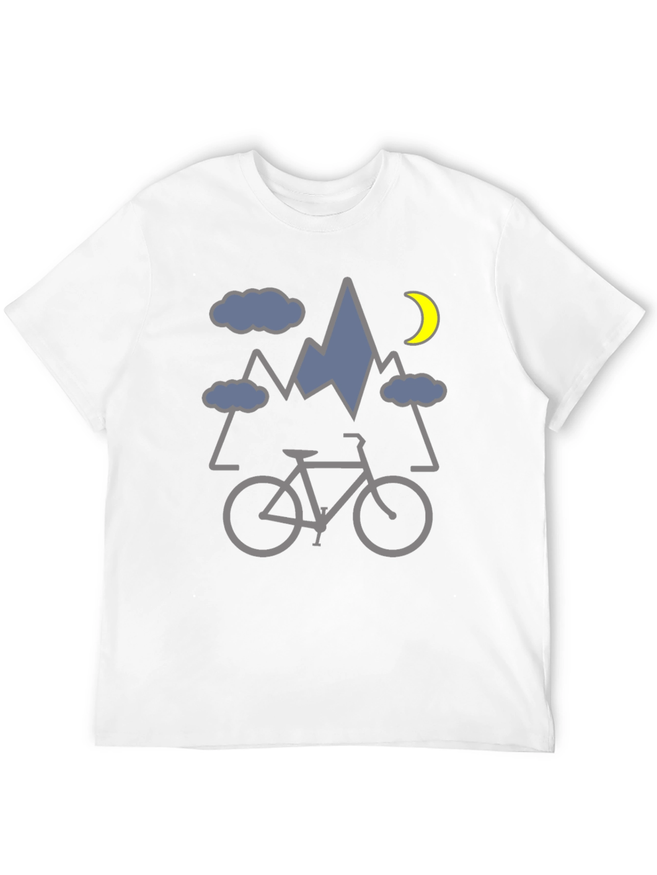 Black Mountain Bike Graphic Tee - Adventure Awaits view 12