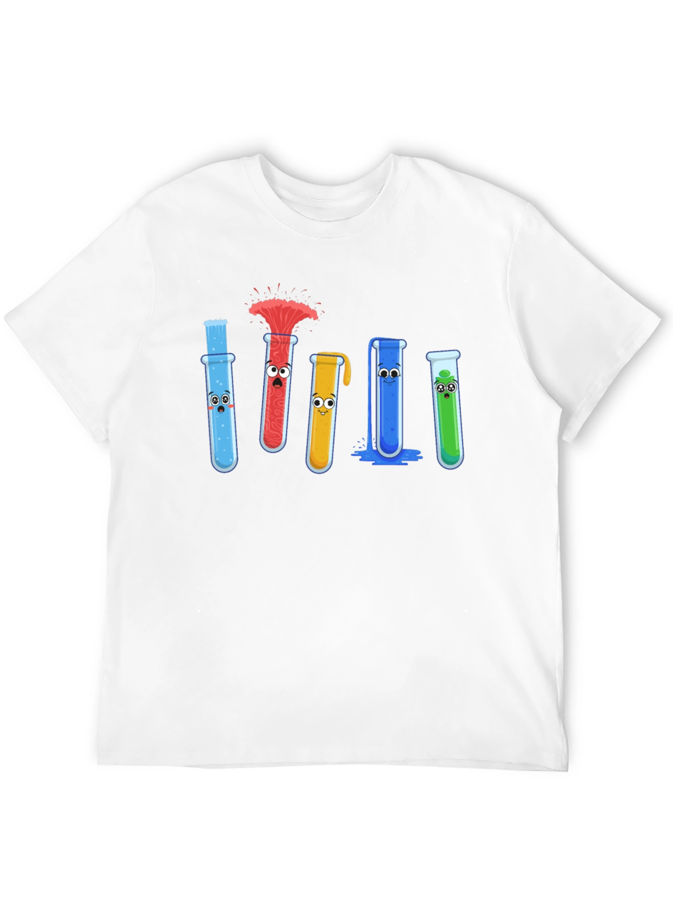 Black Science Beaker Cartoon Graphic Tee view 12