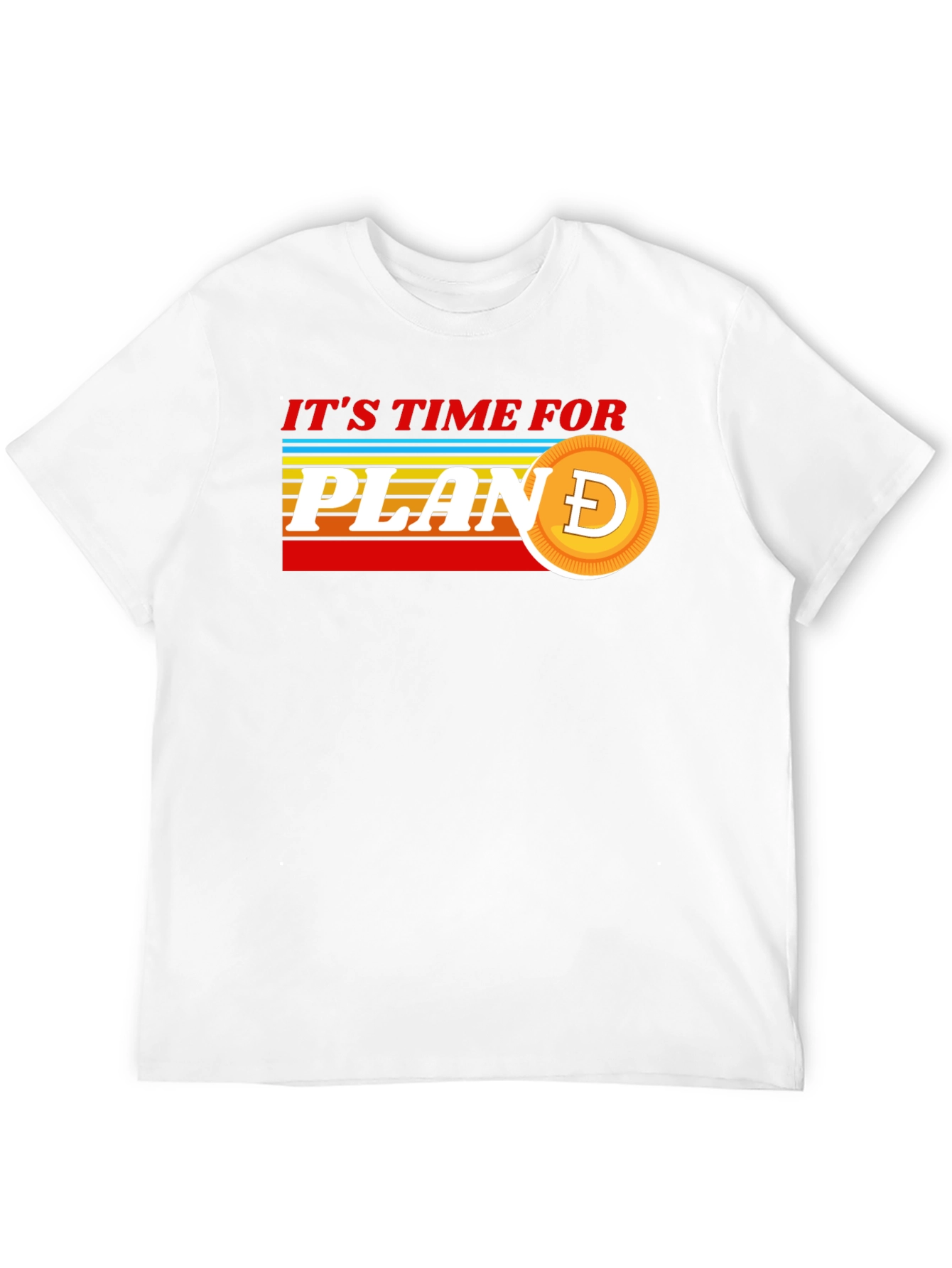 Black It's Time For Plan Doge T-Shirt view 12