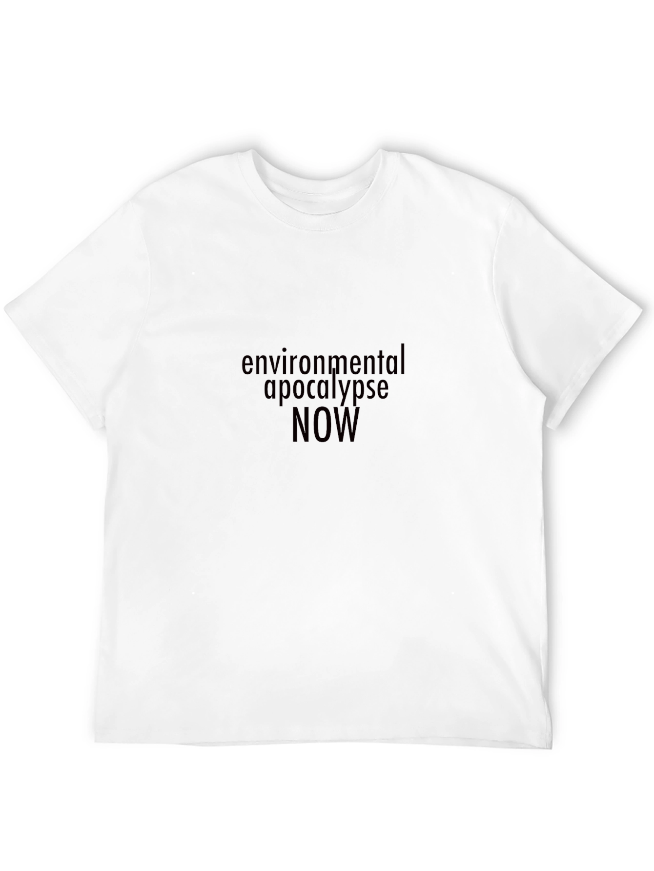 Black Environmental Apocalypse Now Black T-Shirt view 12
