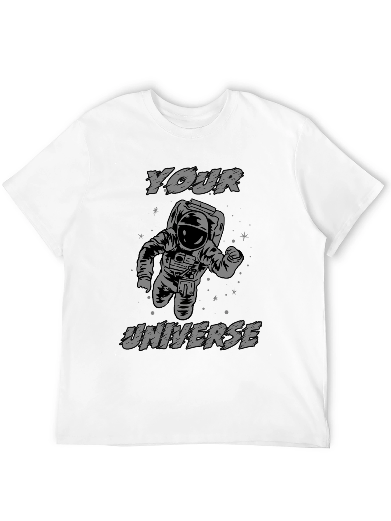 Black Your Universe Astronaut Graphic T-Shirt view 12