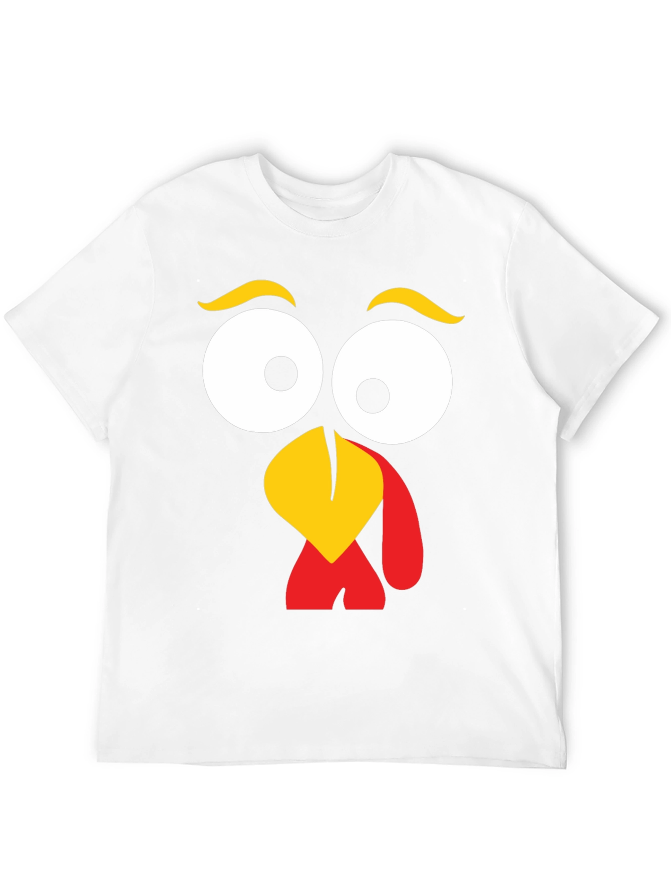 Black Turkey Face Graphic Tee - Thanksgiving Fun view 12