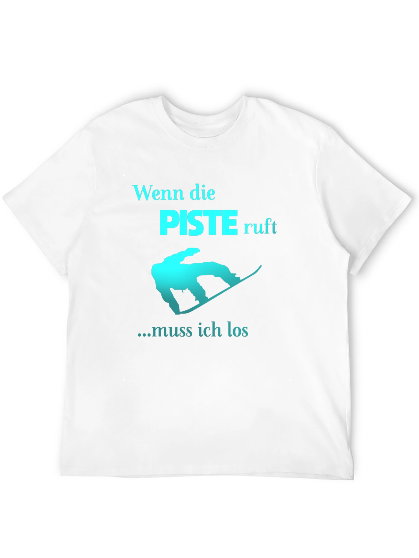 Wenn Die Piste Ruft Graphic Tee - 12