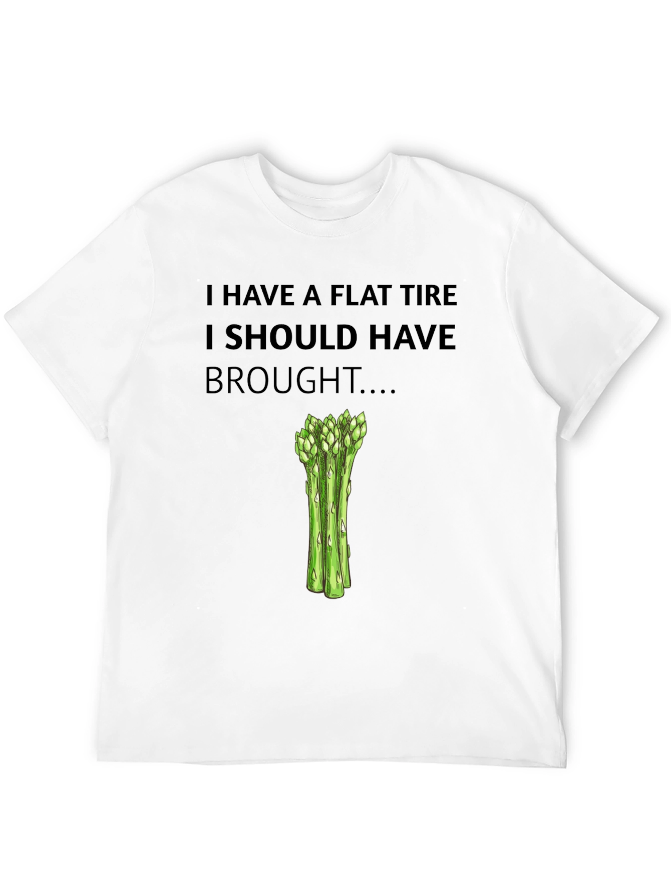 Black Flat Tire Asparagus T-Shirt Funny Car Mechanic view 12