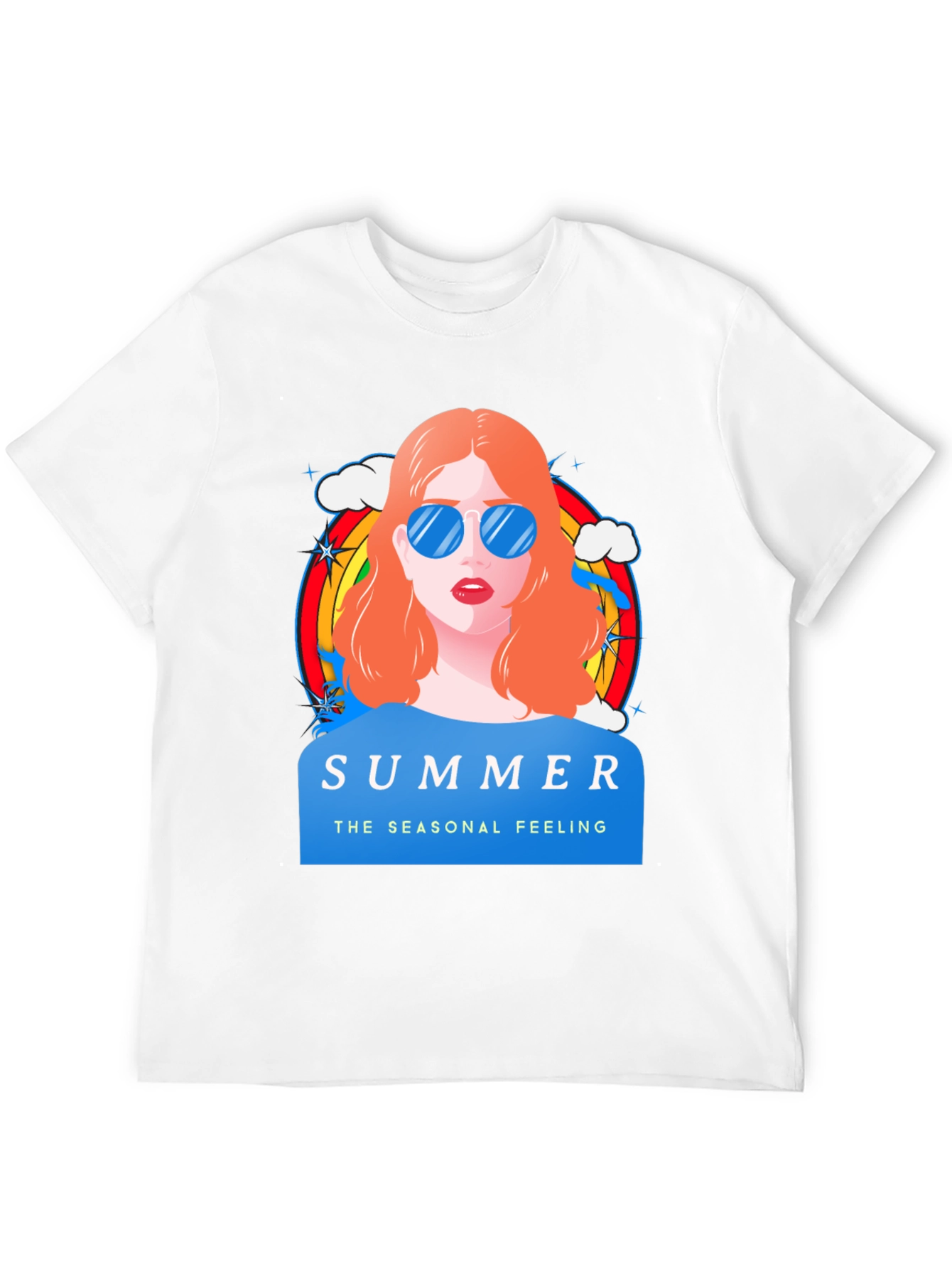 Summer Feeling Graphic T-Shirt - 12