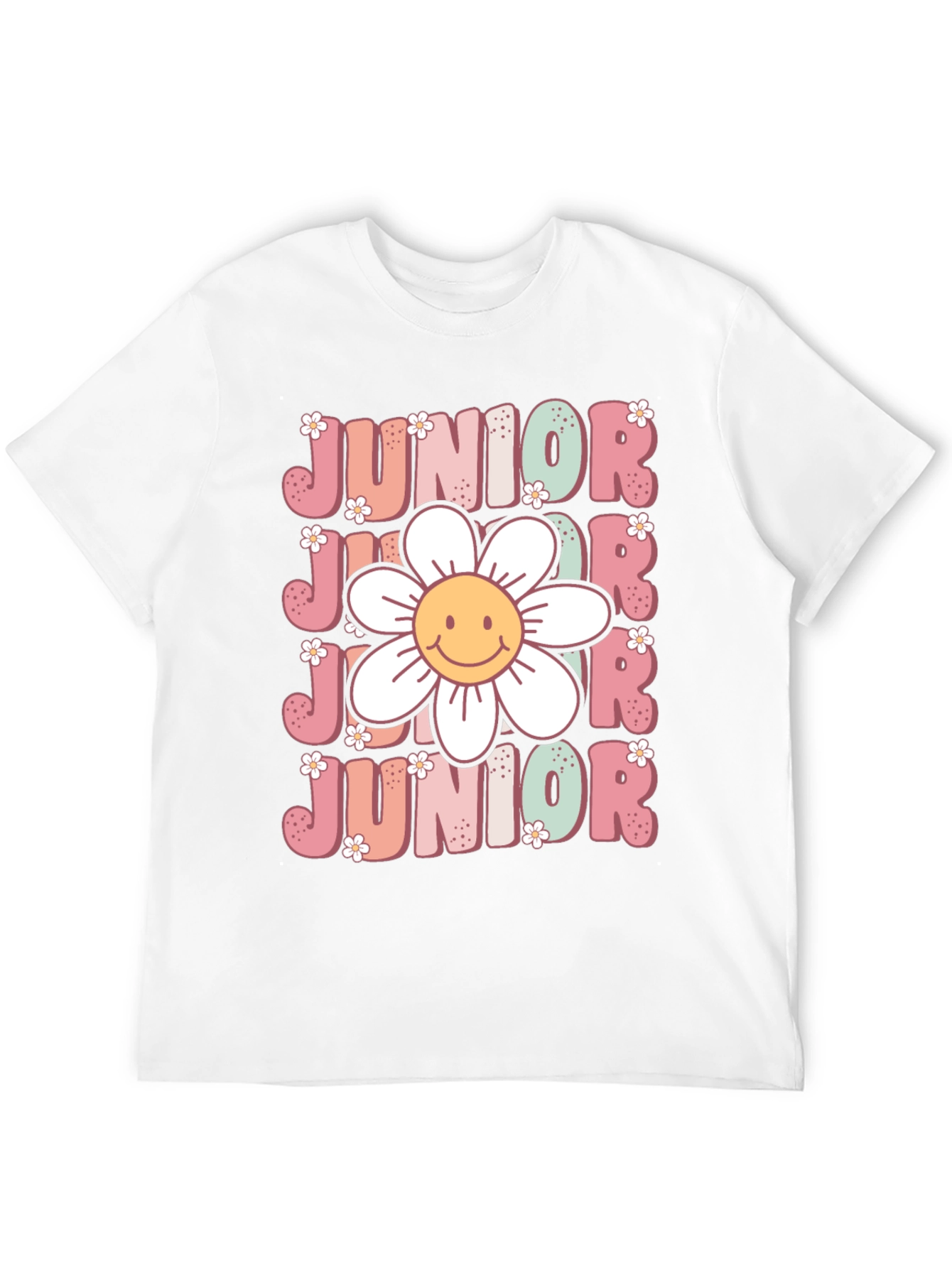 Black Junior Smiley Face T-Shirt view 12