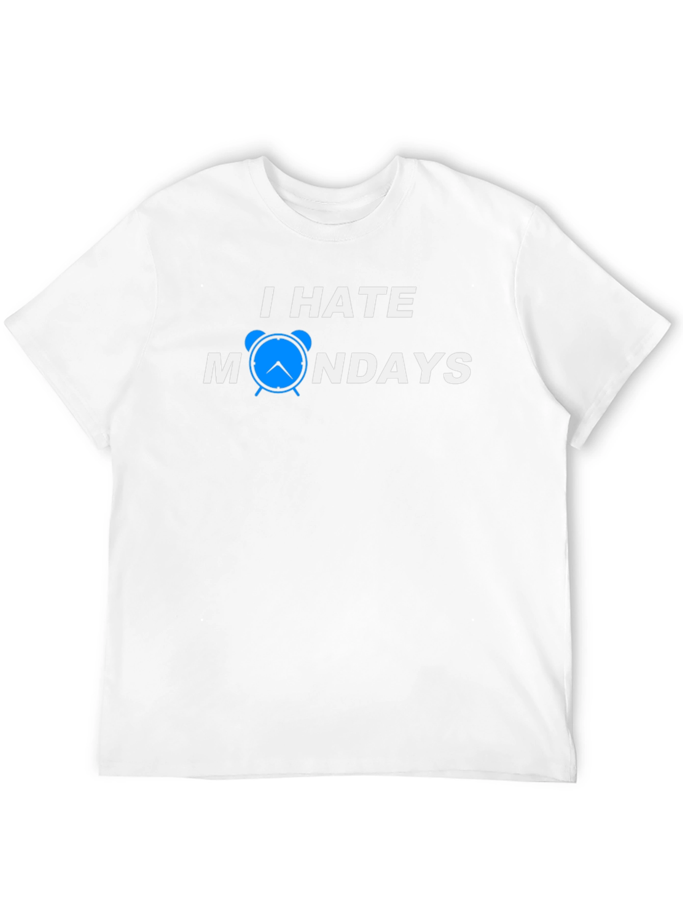 Black I Hate Mondays T-Shirt - Novelty Graphic Tee view 12
