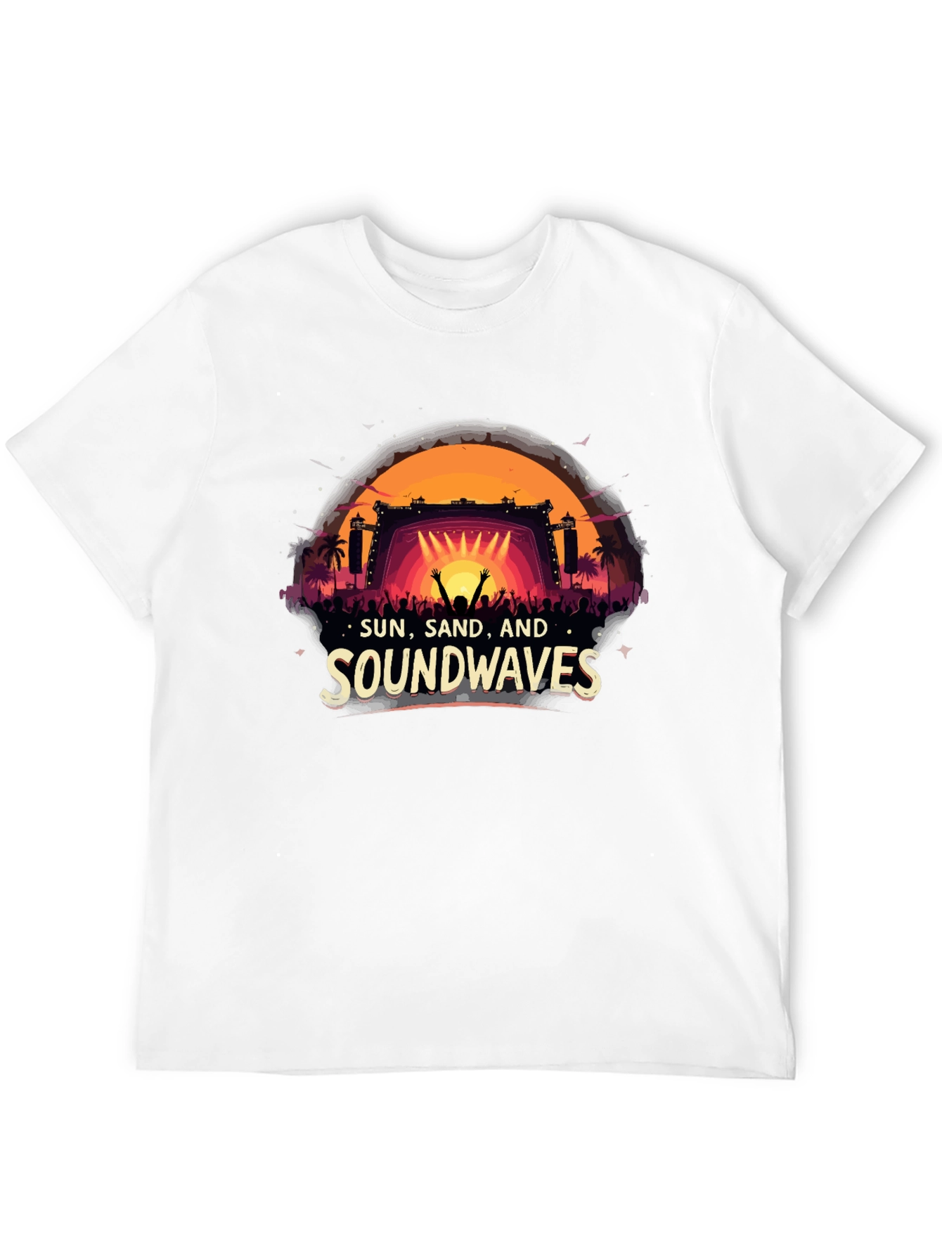 Sun, Sand, Soundwaves Graphic Tee - 12