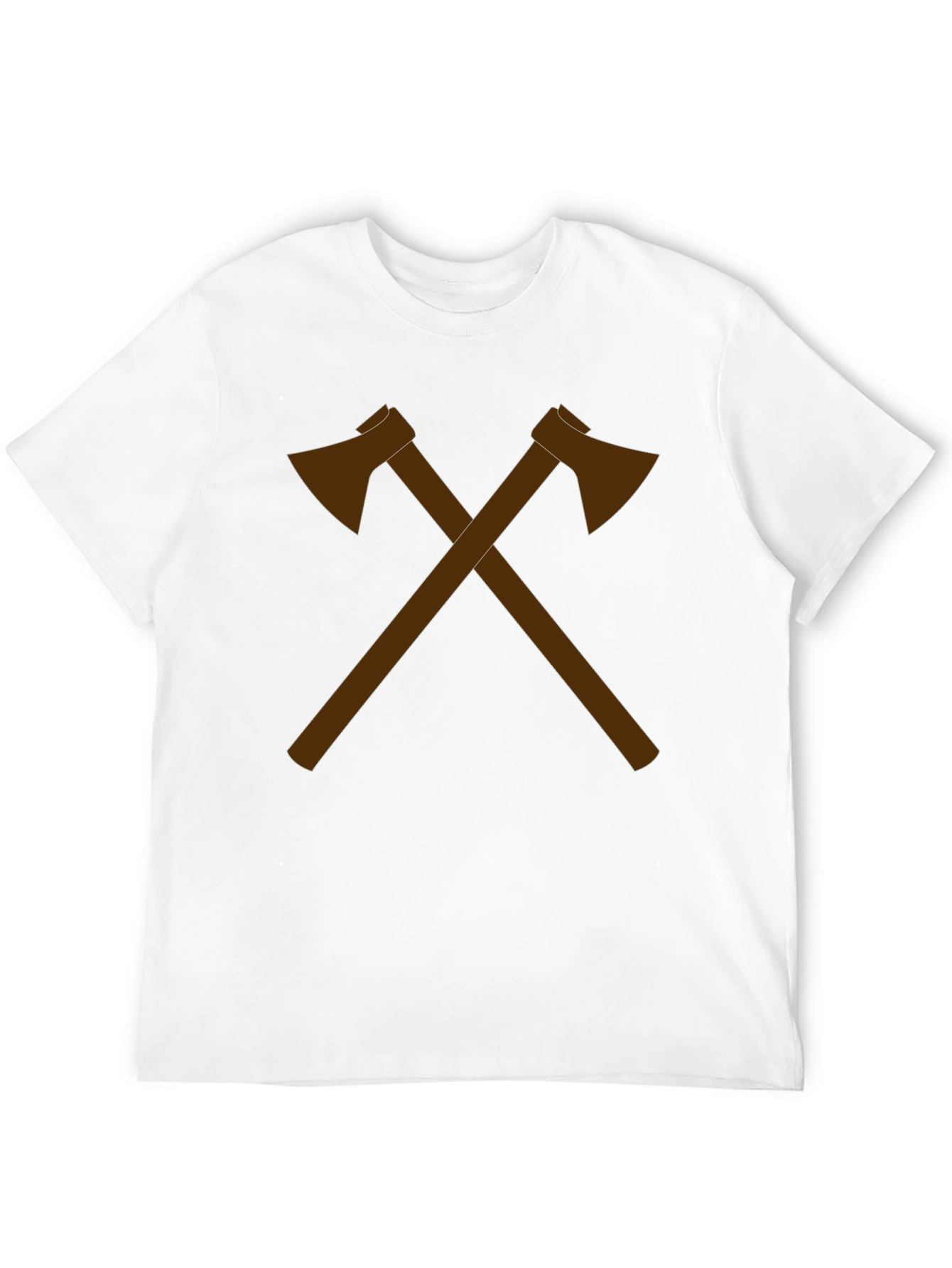Black Crossed Axes Graphic Tee - Lumberjack Style view 12