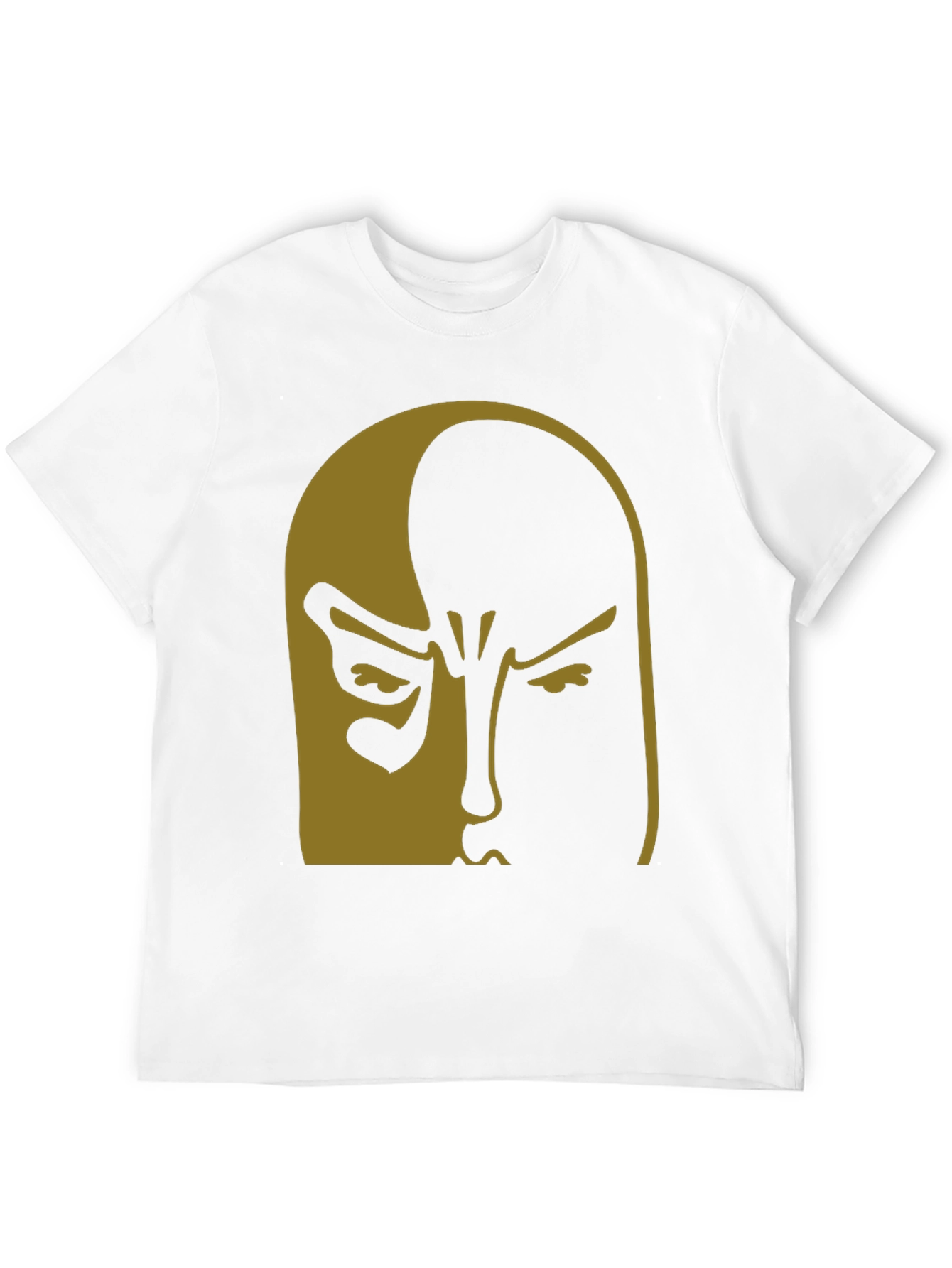 Black Mystery Face Graphic Tee view 12