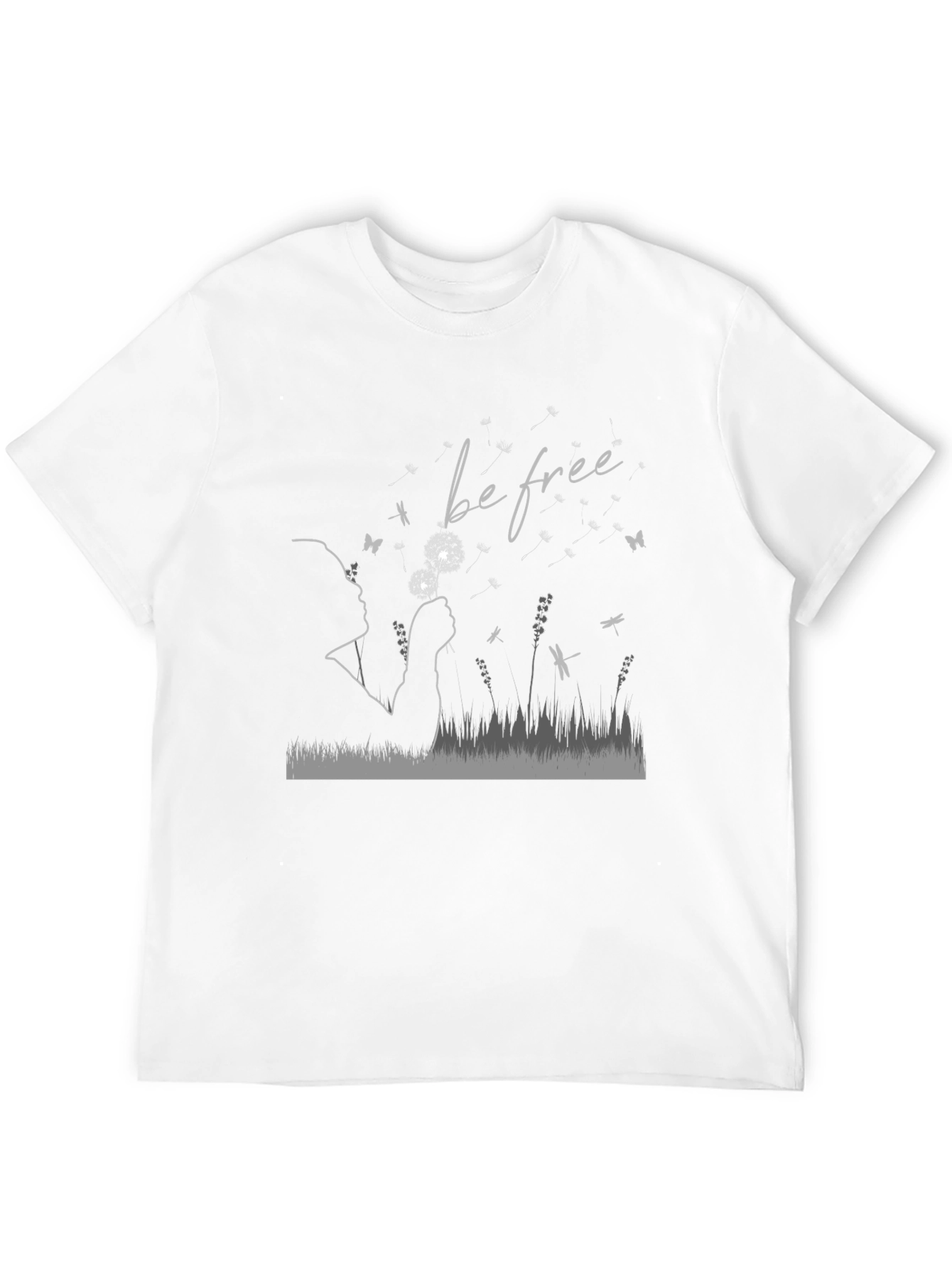 Black Be Free Graphic T-Shirt - Soft Cotton Blend view 12