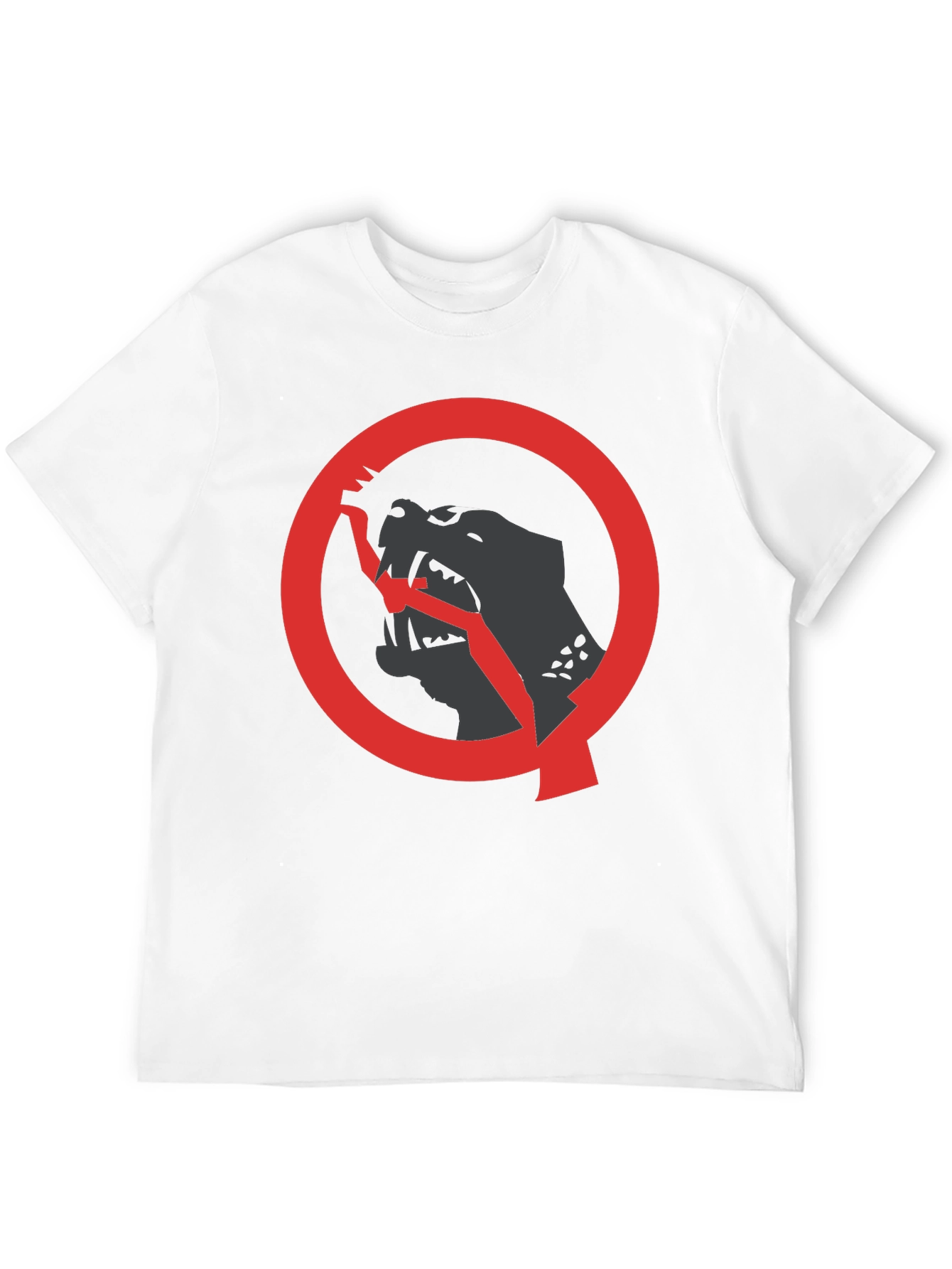 Bold Graphic Tee: Black Panther Circle Design - 12