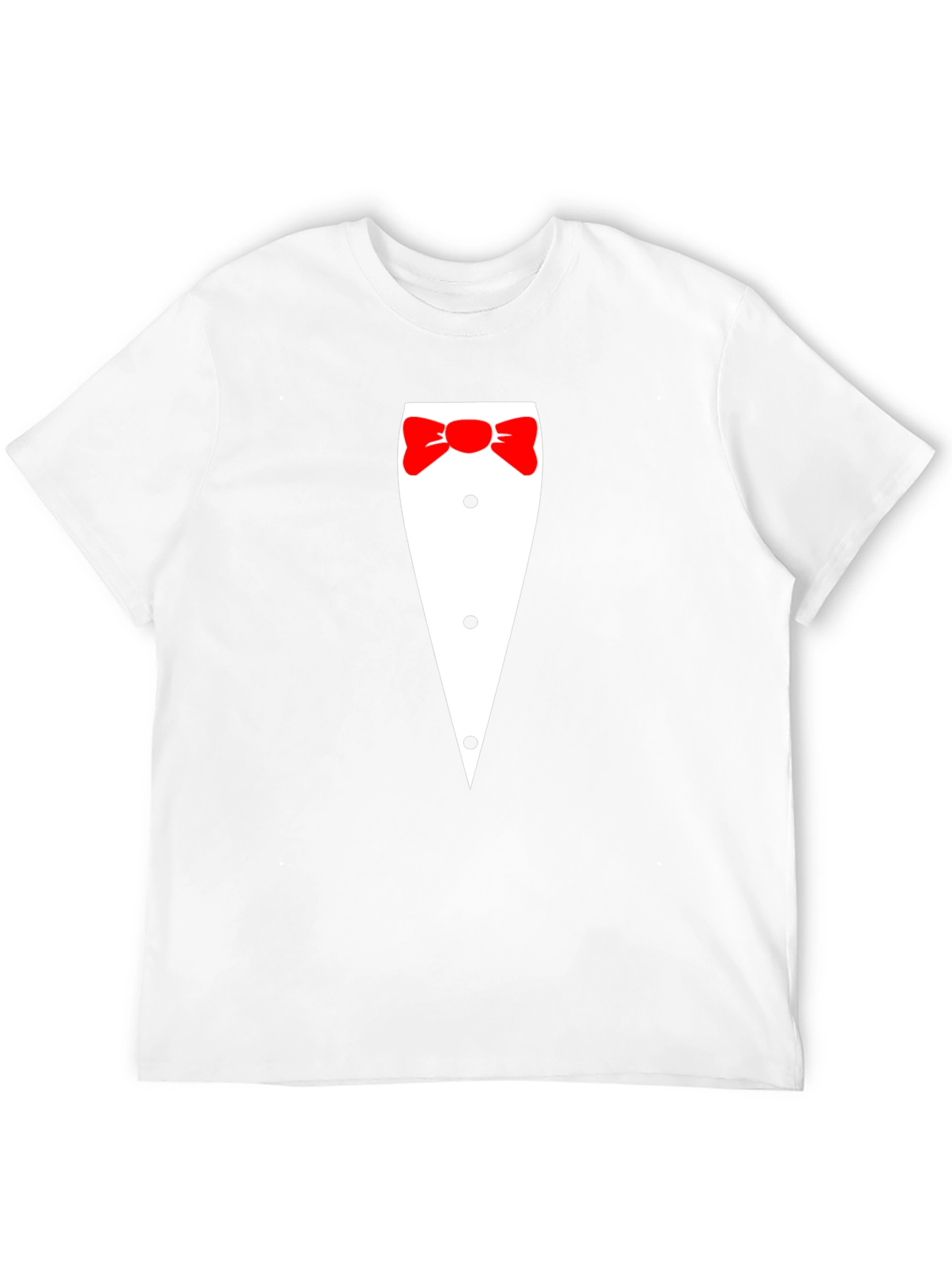 Black Tuxedo Graphic Tee - Novelty Formal Wear T-Shirt view 12