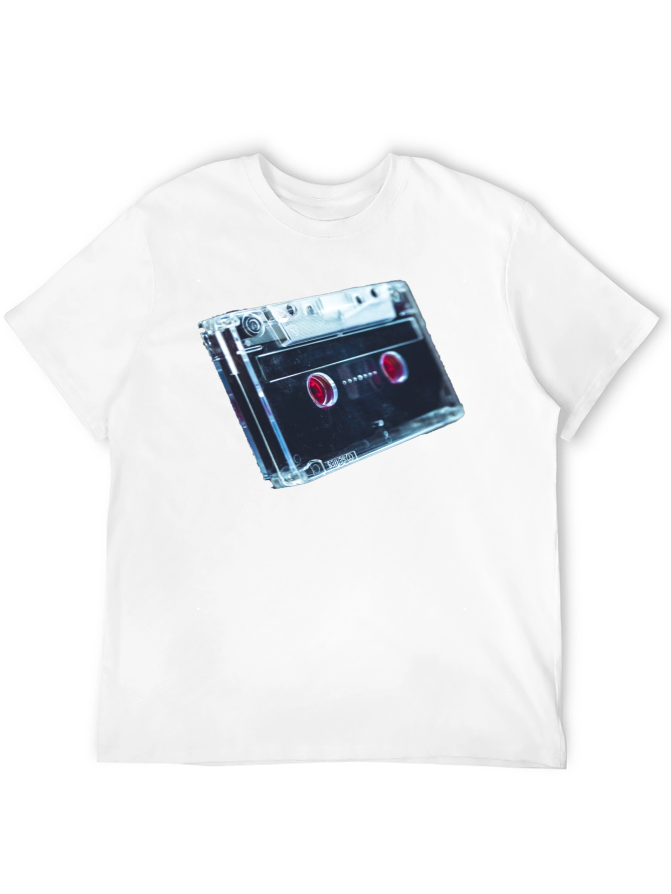 Black Retro Cassette Tape Graphic Tee - Black view 12
