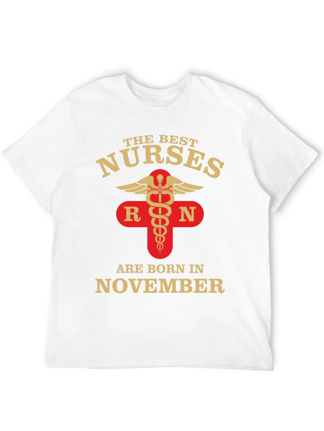 Black Best Nurses are Born in November T-Shirt view 12
