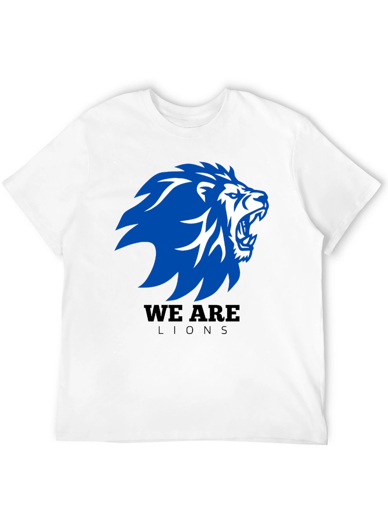 Black We Are Lions Graphic T-Shirt - Black view 12