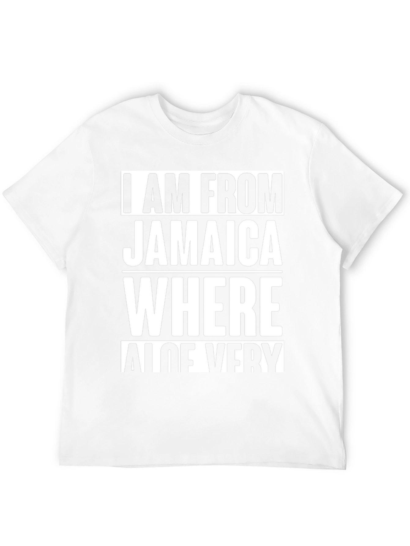 Black Jamaica Aloe Very Funny Novelty T-Shirt view 12
