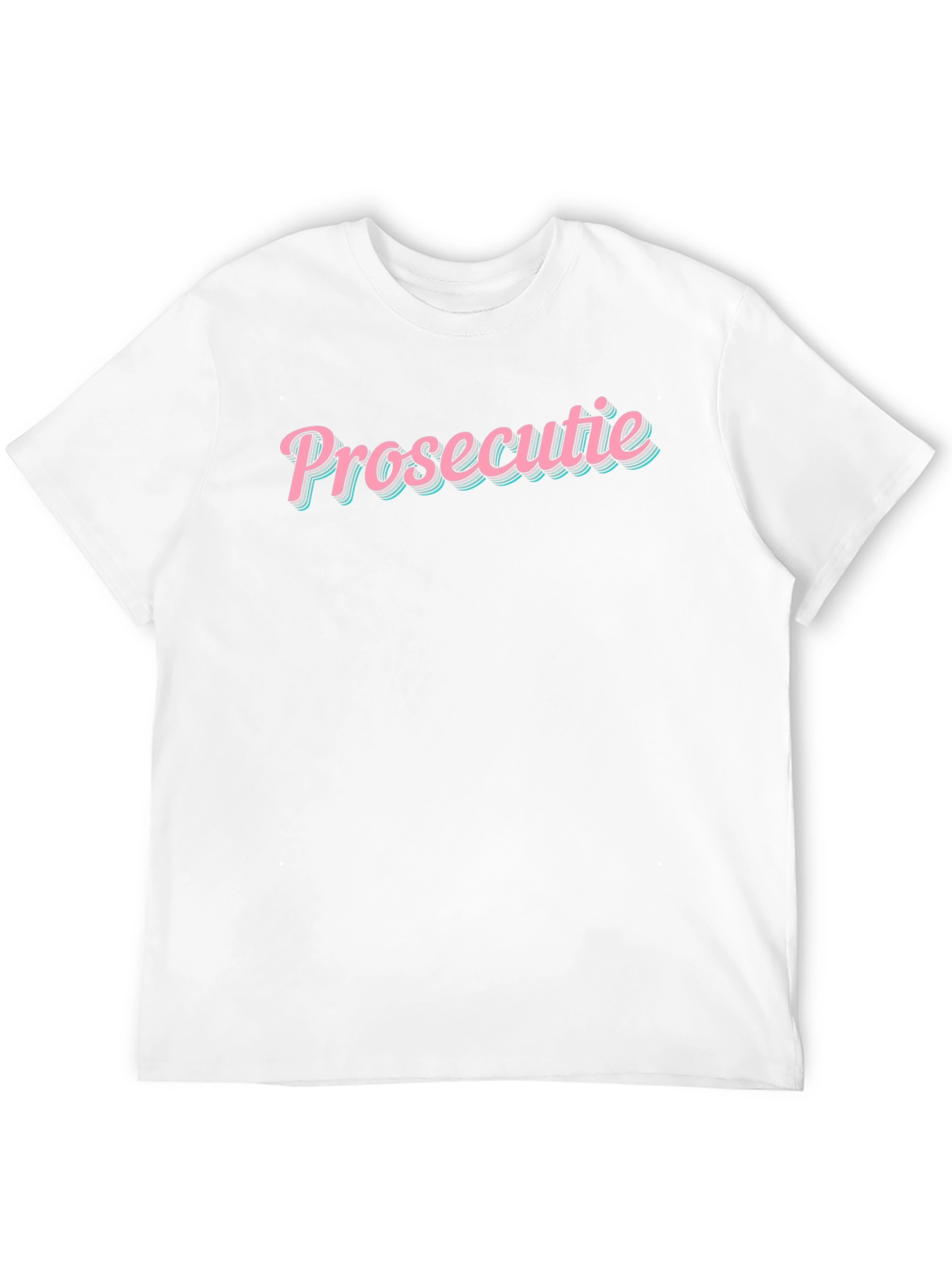 Black Prosecutie T-Shirt - Funny Retro Design view 12