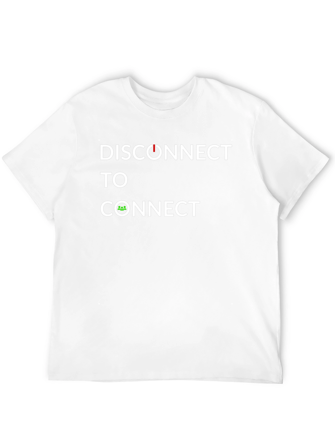 Black Disconnect to Connect Graphic Tee view 12
