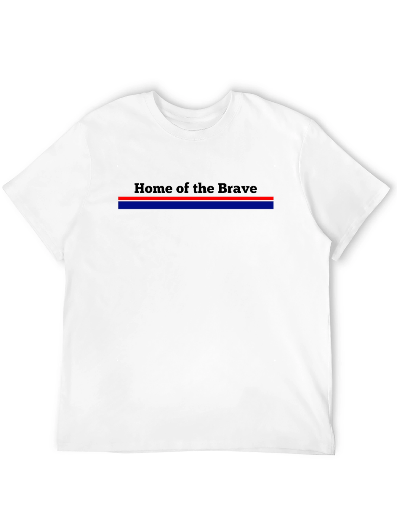 Black Home of the Brave Graphic Tee view 12