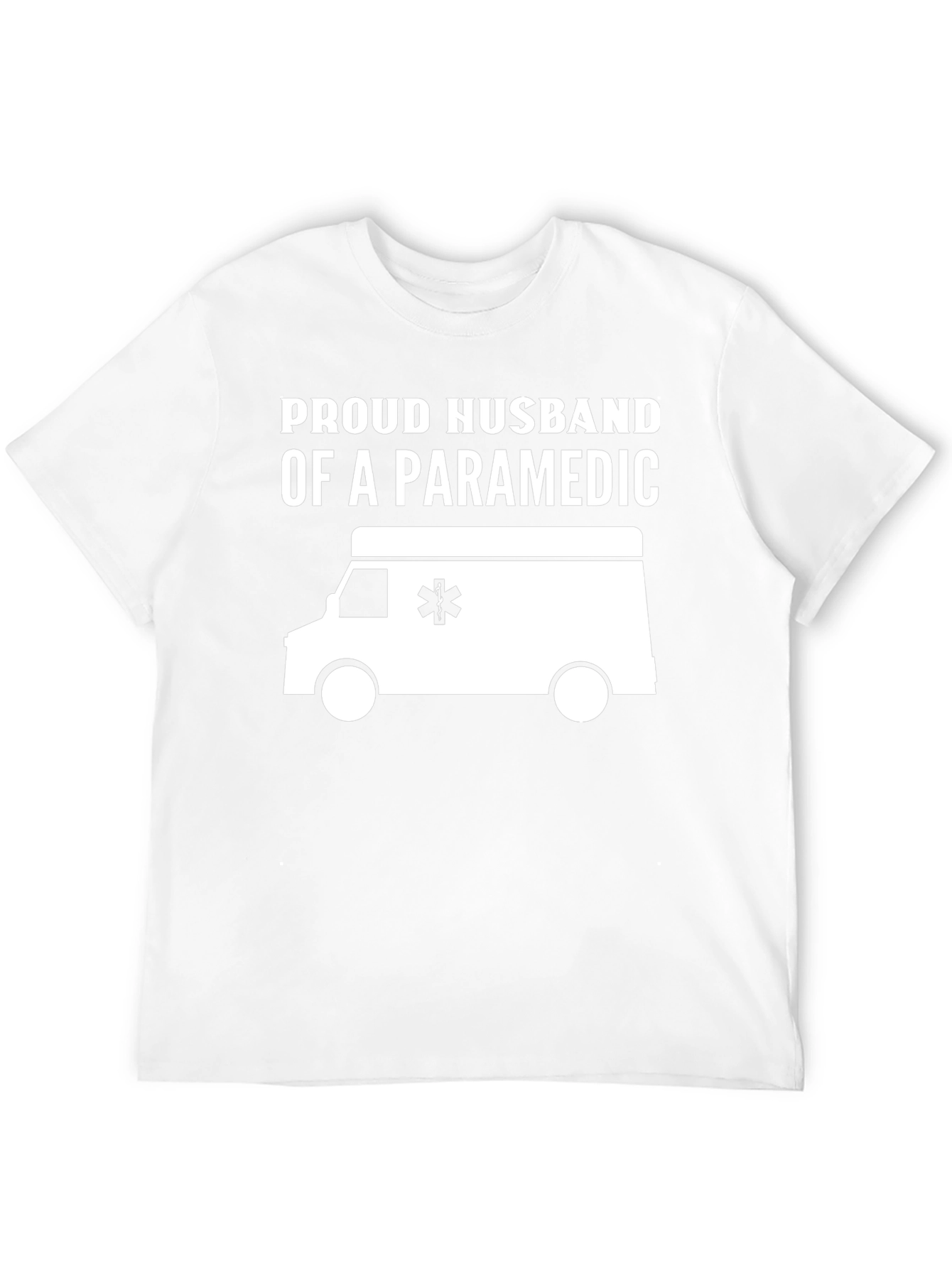 Black Proud Husband of a Paramedic T-Shirt view 12