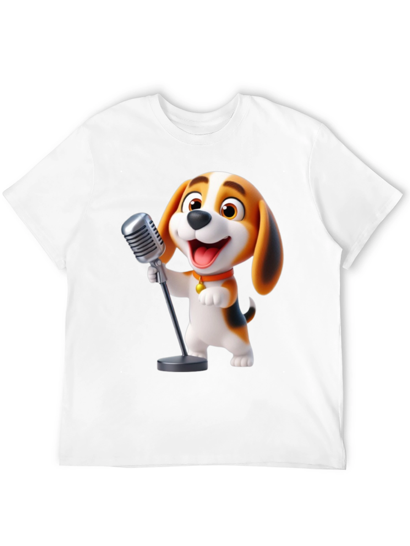 Black Dog Singing T-Shirt view 12