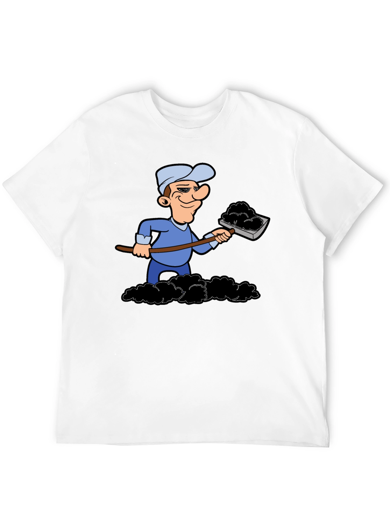 Black Coal Miner Graphic T-Shirt view 12