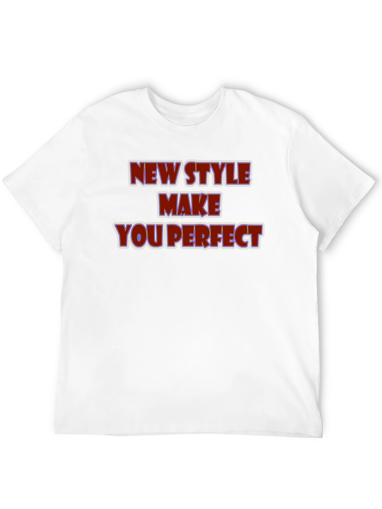 Black New Style Make You Perfect Black Graphic Tee view 12
