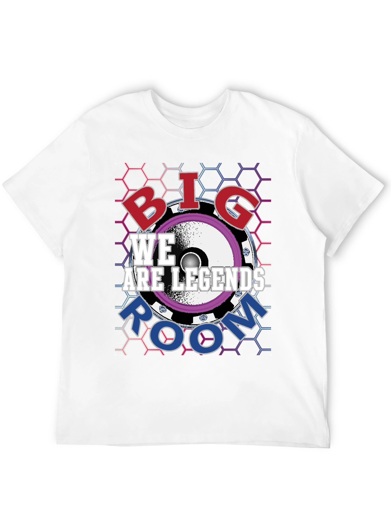Black Big Room Music T-Shirt view 12