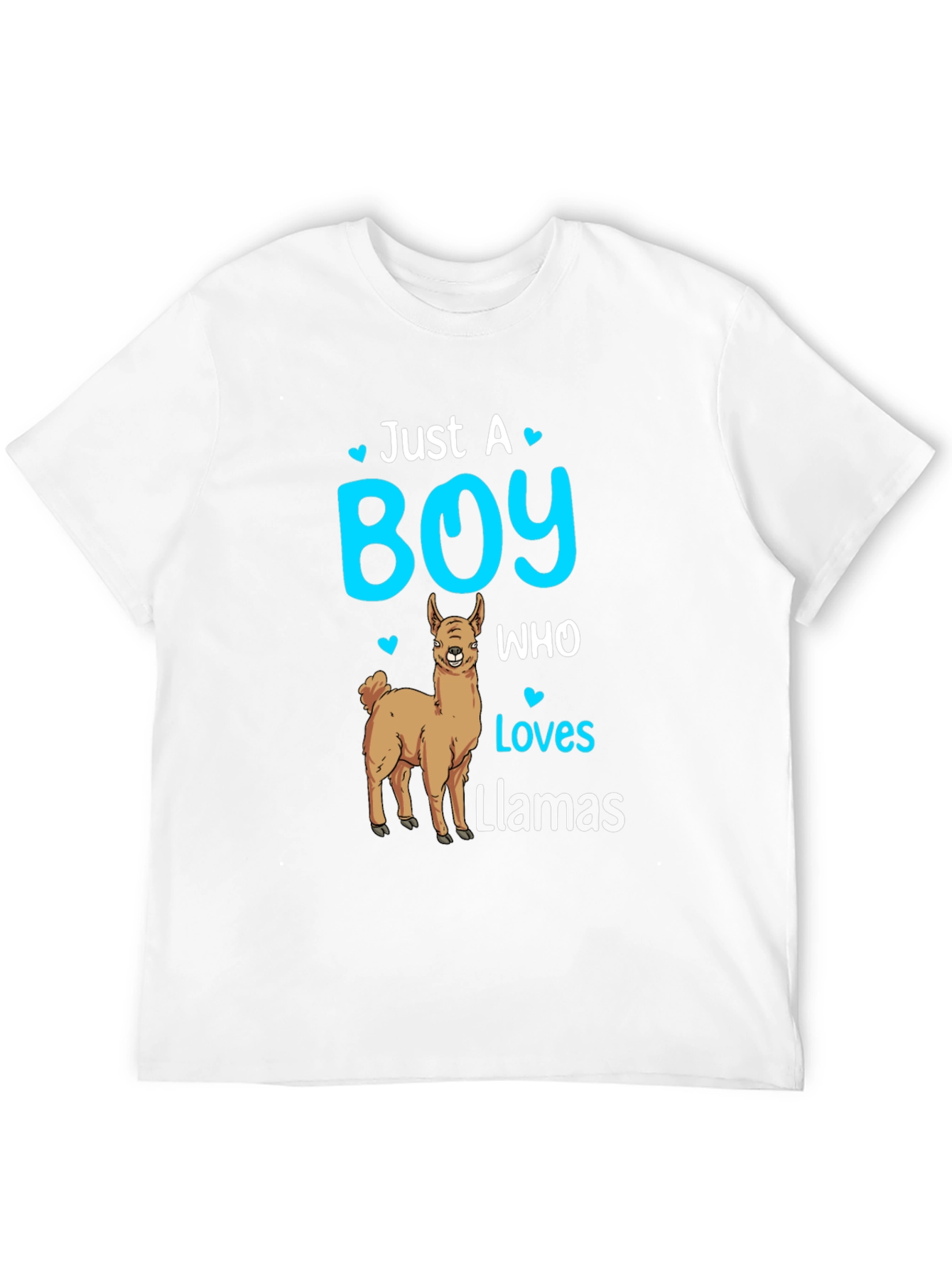 Black Boy Who Loves Llamas T-Shirt - Cute Animal Lover Tee view 12