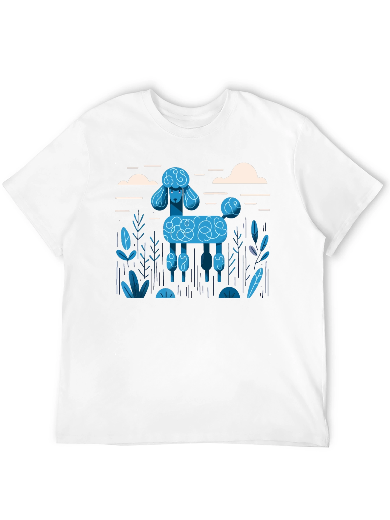 Black Poodle Graphic Tee - Modern Dog Lover Shirt view 12