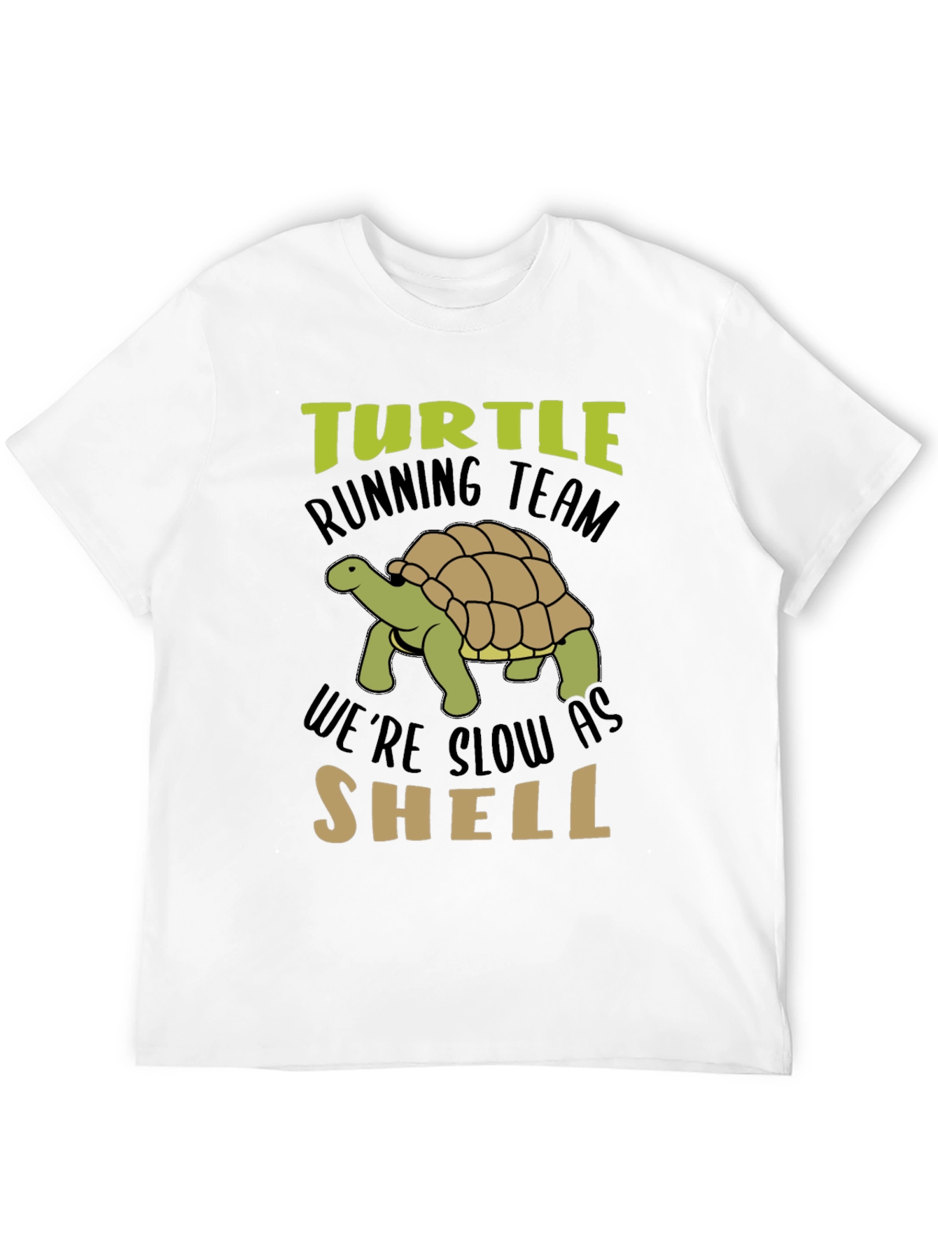 Black Turtle Running Team T-Shirt - Slow As Shell Tee view 12