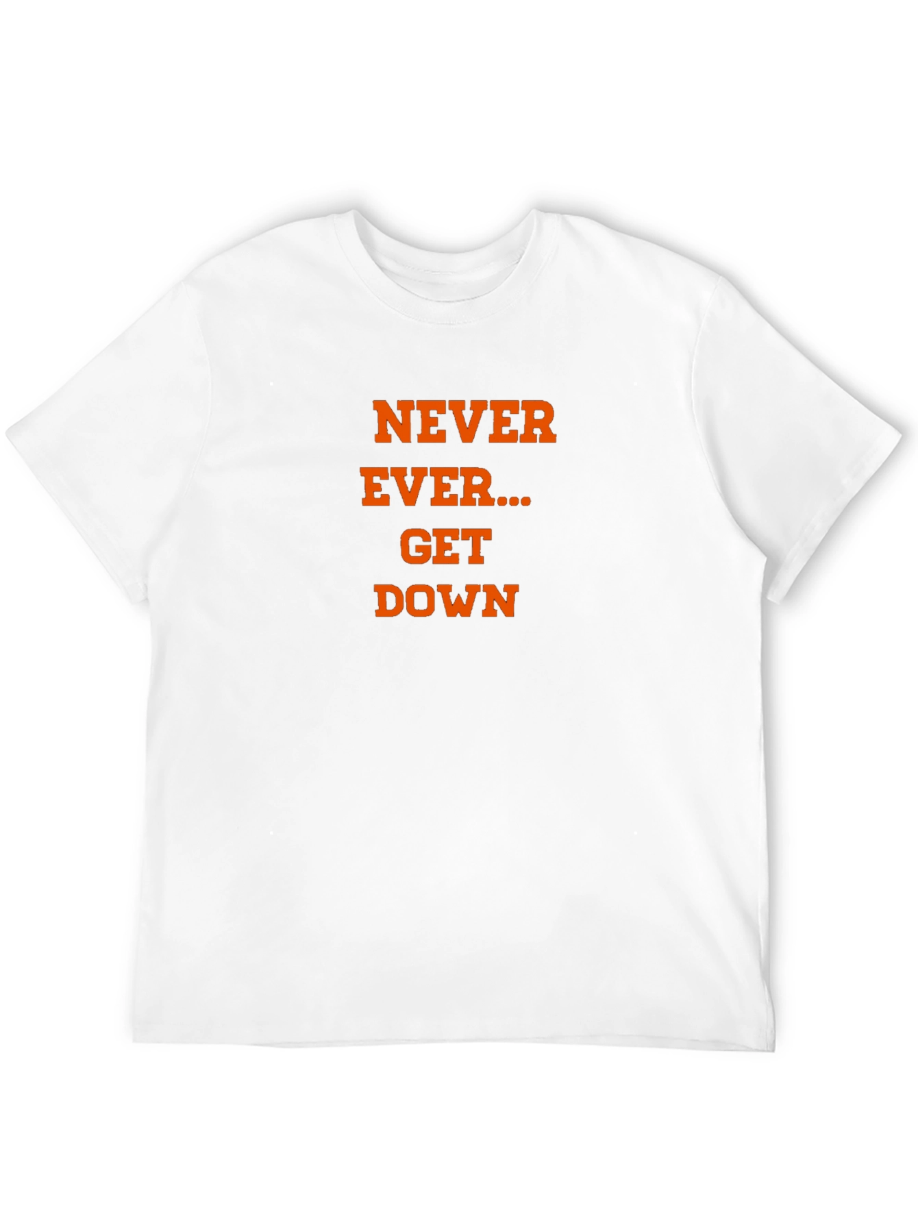 Black Never Ever Get Down Graphic Tee view 12