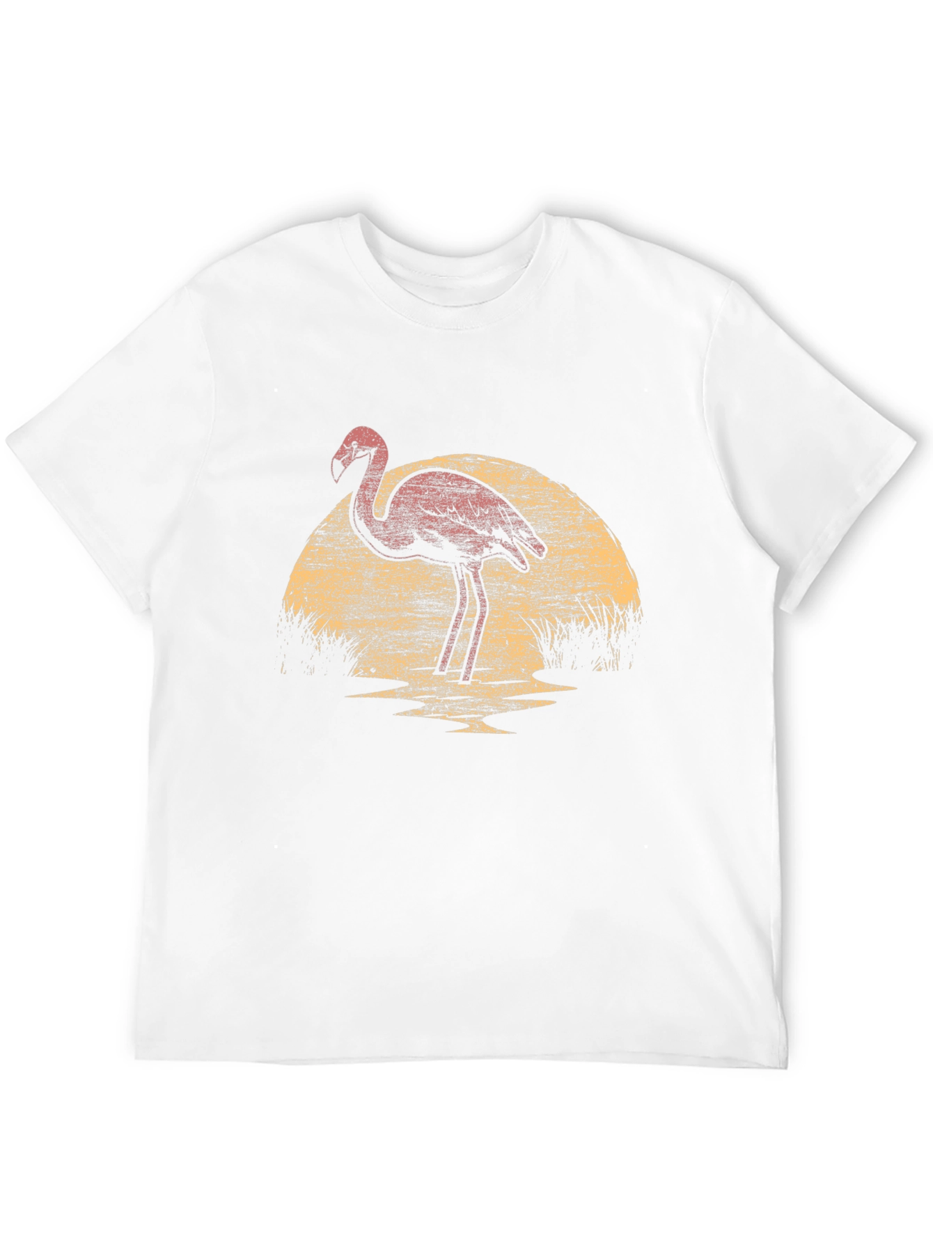 Black Flamingo Sunset Graphic Tee view 12