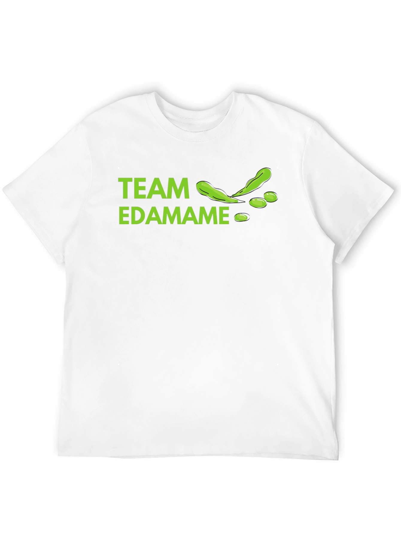 Black Team Edamame T-Shirt - Green Graphic Tee view 12