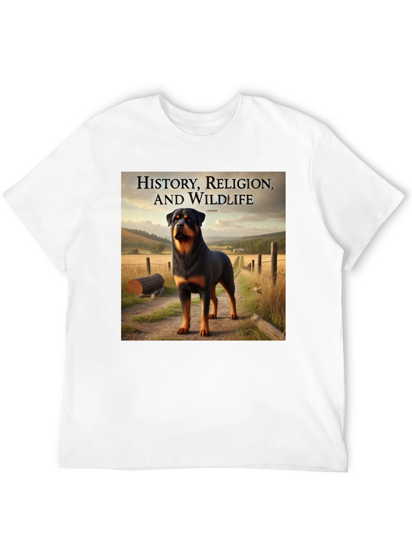 Rottweiler T-Shirt: History, Religion, & Wildlife Tee - 12