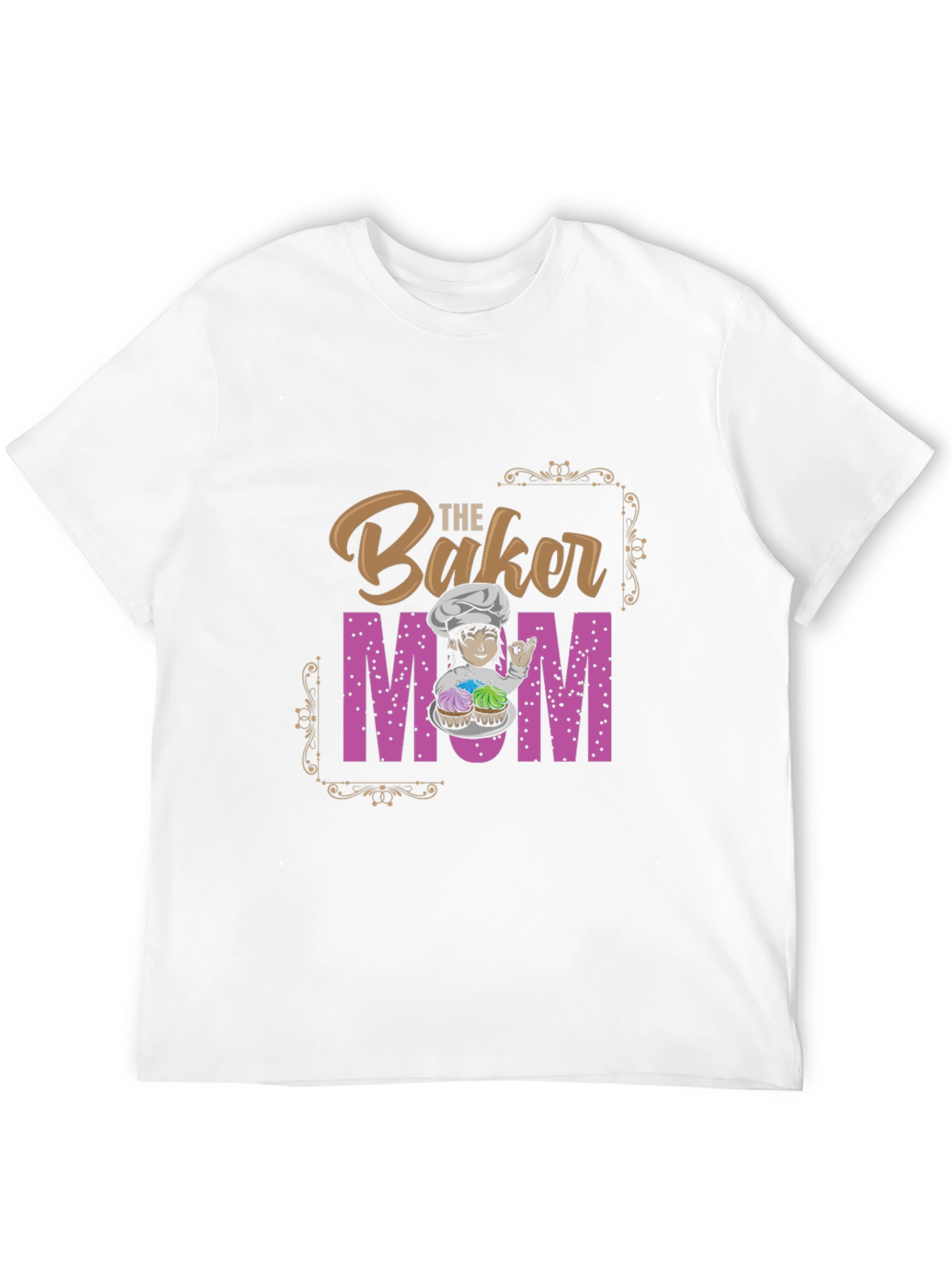 Black Baker Mom T-Shirt - Baking Love view 12