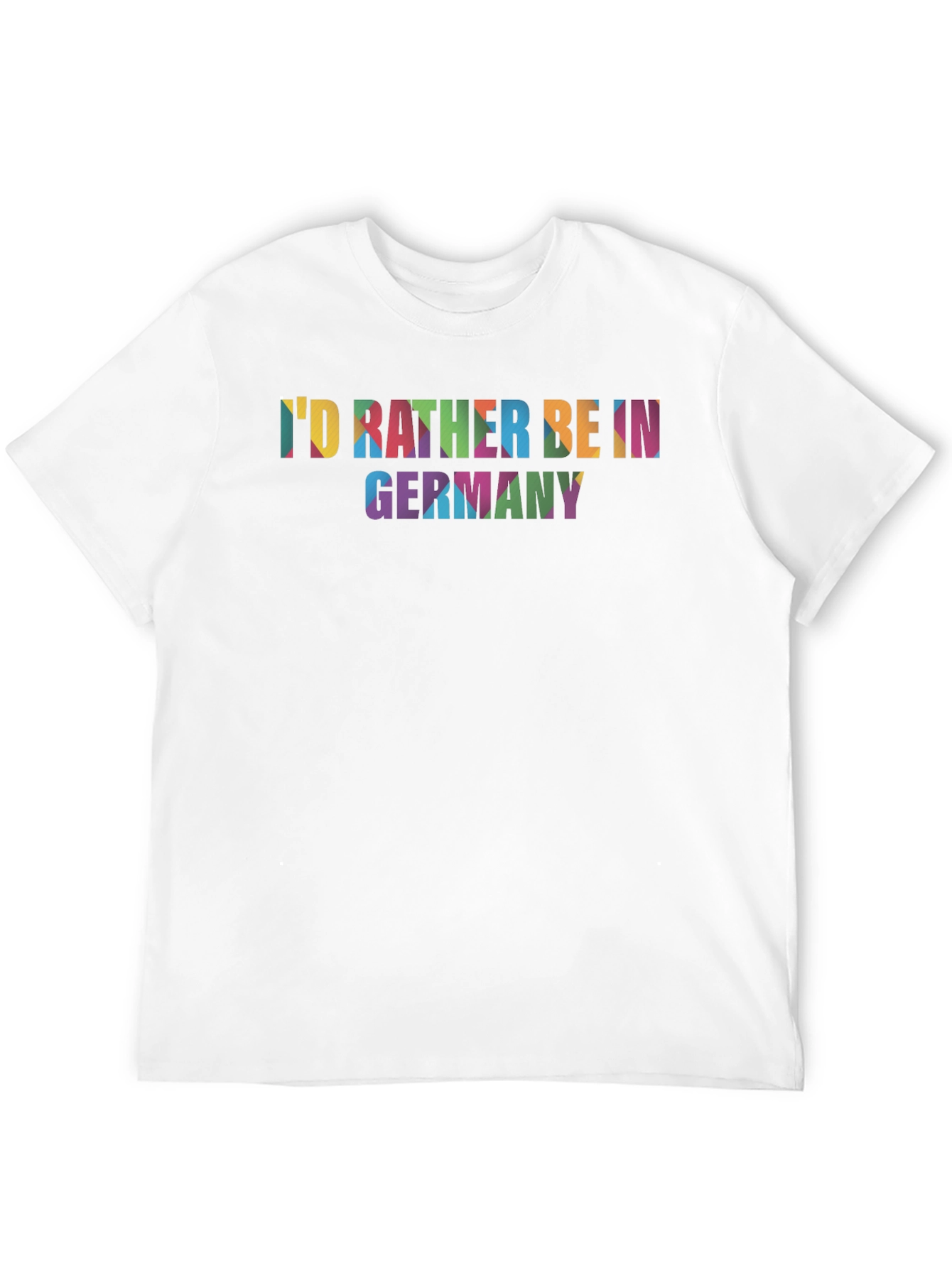 Black Germany Graphic Tee - I'd Rather Be In Germany T-Shirt view 12