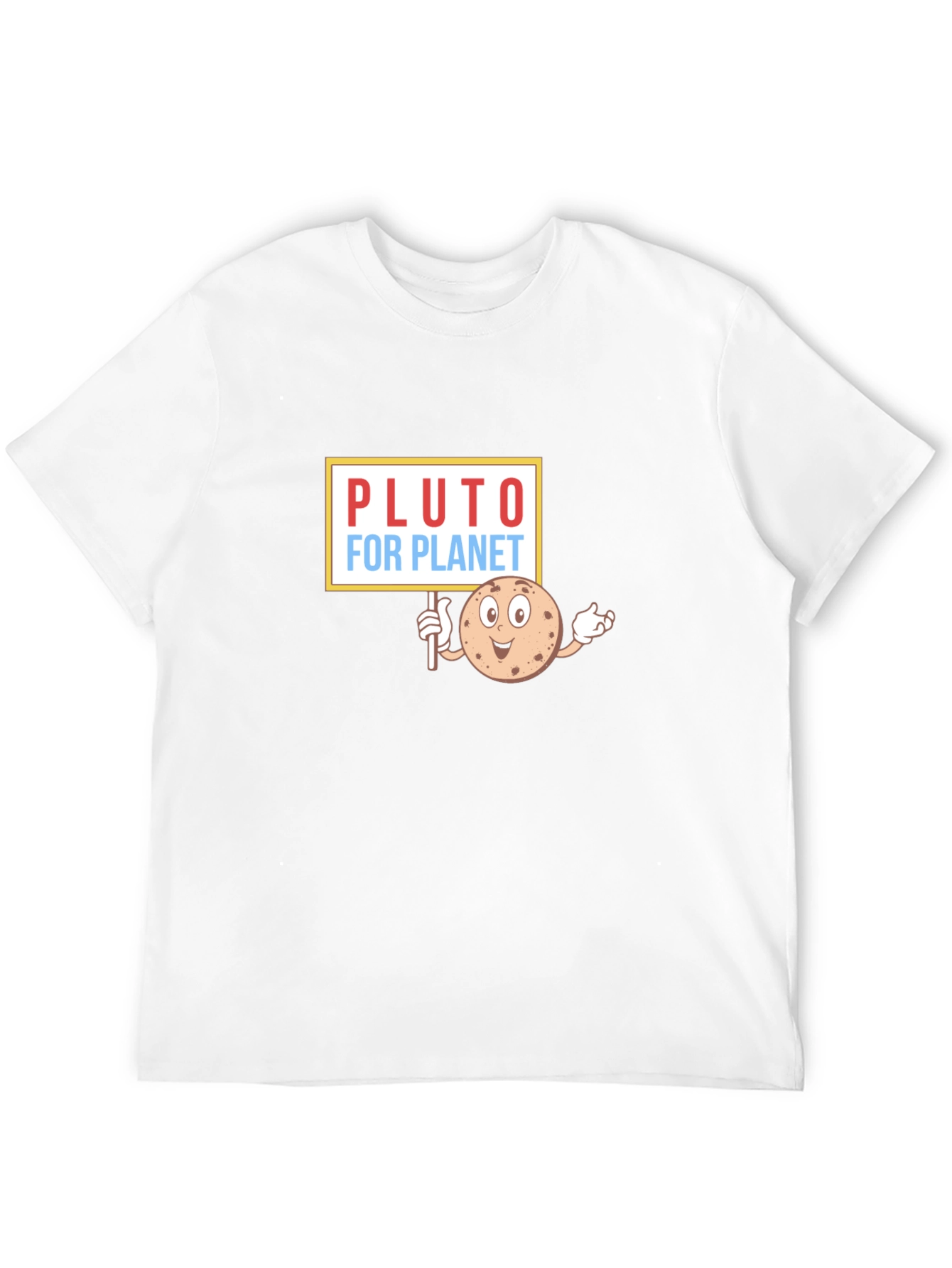 Black Pluto for Planet Graphic T-Shirt view 12