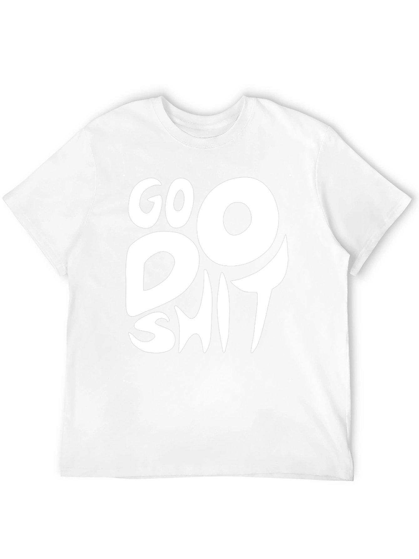 Black Go Do Shit Black Graphic T-Shirt view 12