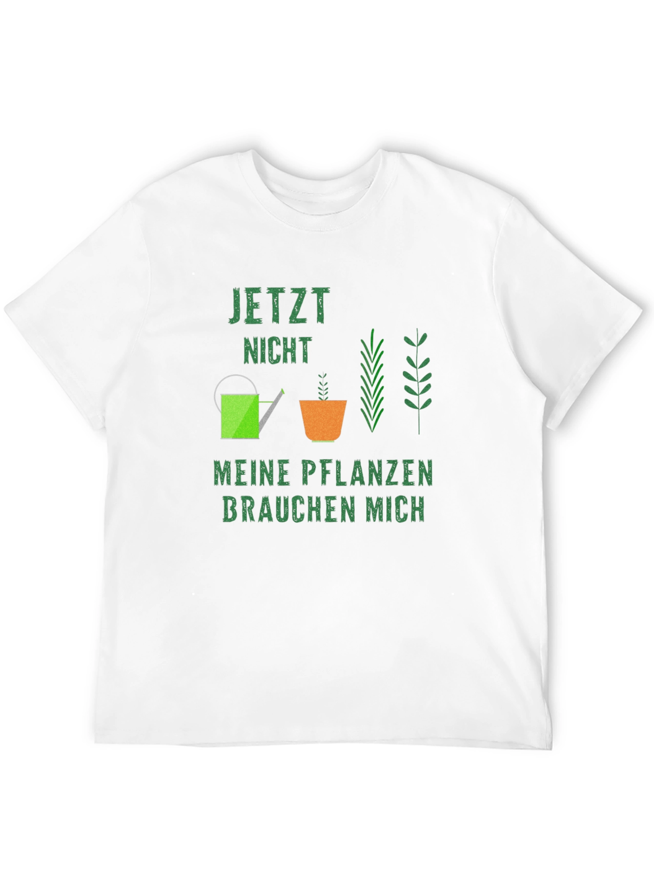 Black Plant Lover Graphic Tee - Jetzt Nicht Meine Pflanzen Brauchen Mich view 12