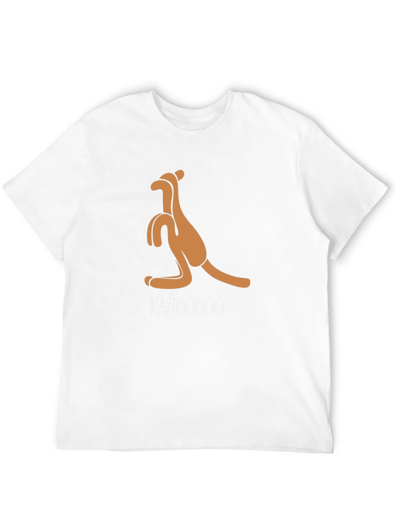 Black Kangaroo Graphic Print T-Shirt - Black view 12